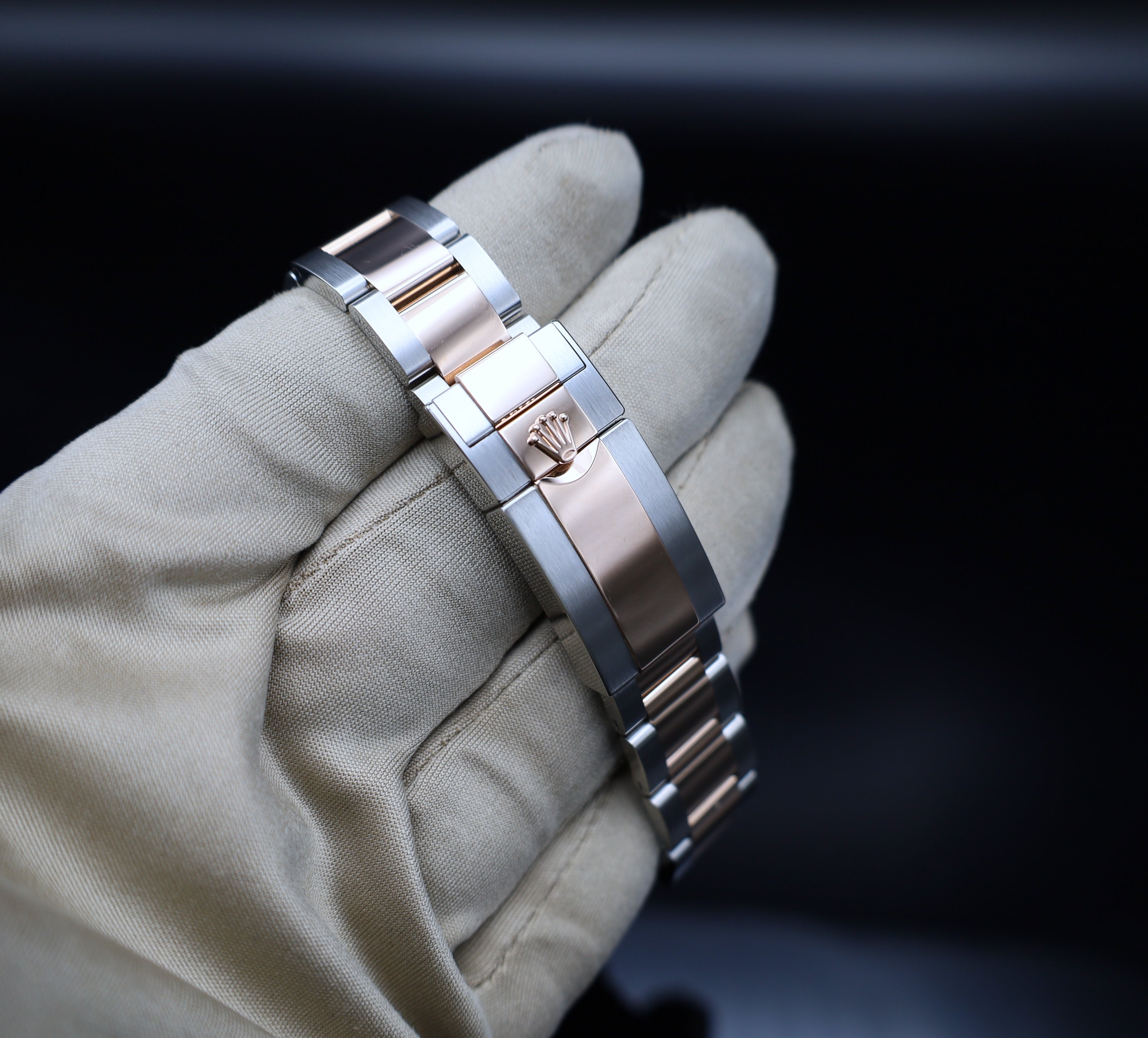 Rolex Yacht-Master 40 Stahl/ Roségold - Schwarz -  Fullset - 126621