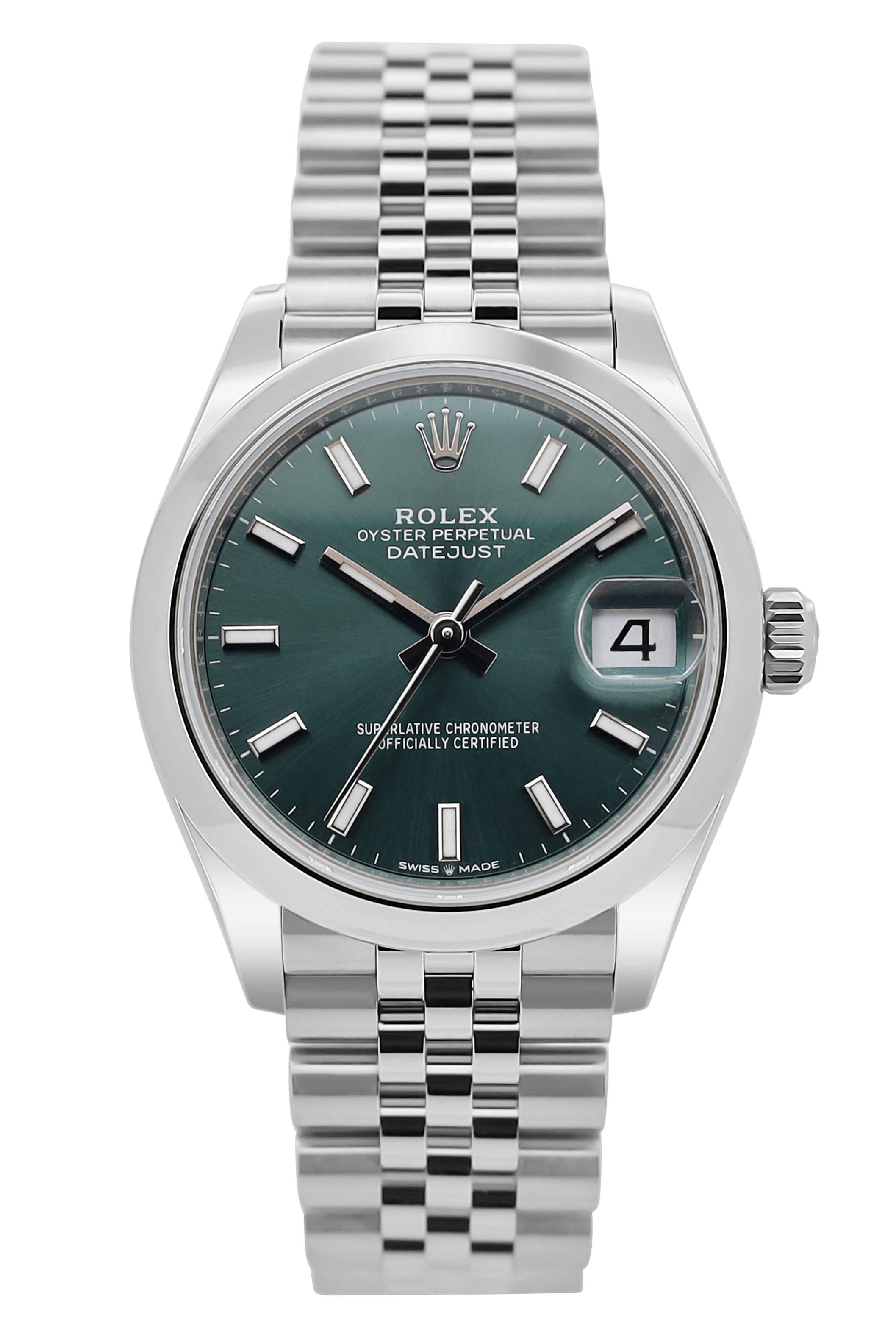 Rolex Datejust 31 Grün Jubileeband - 11/2024 - Fullset - 278240