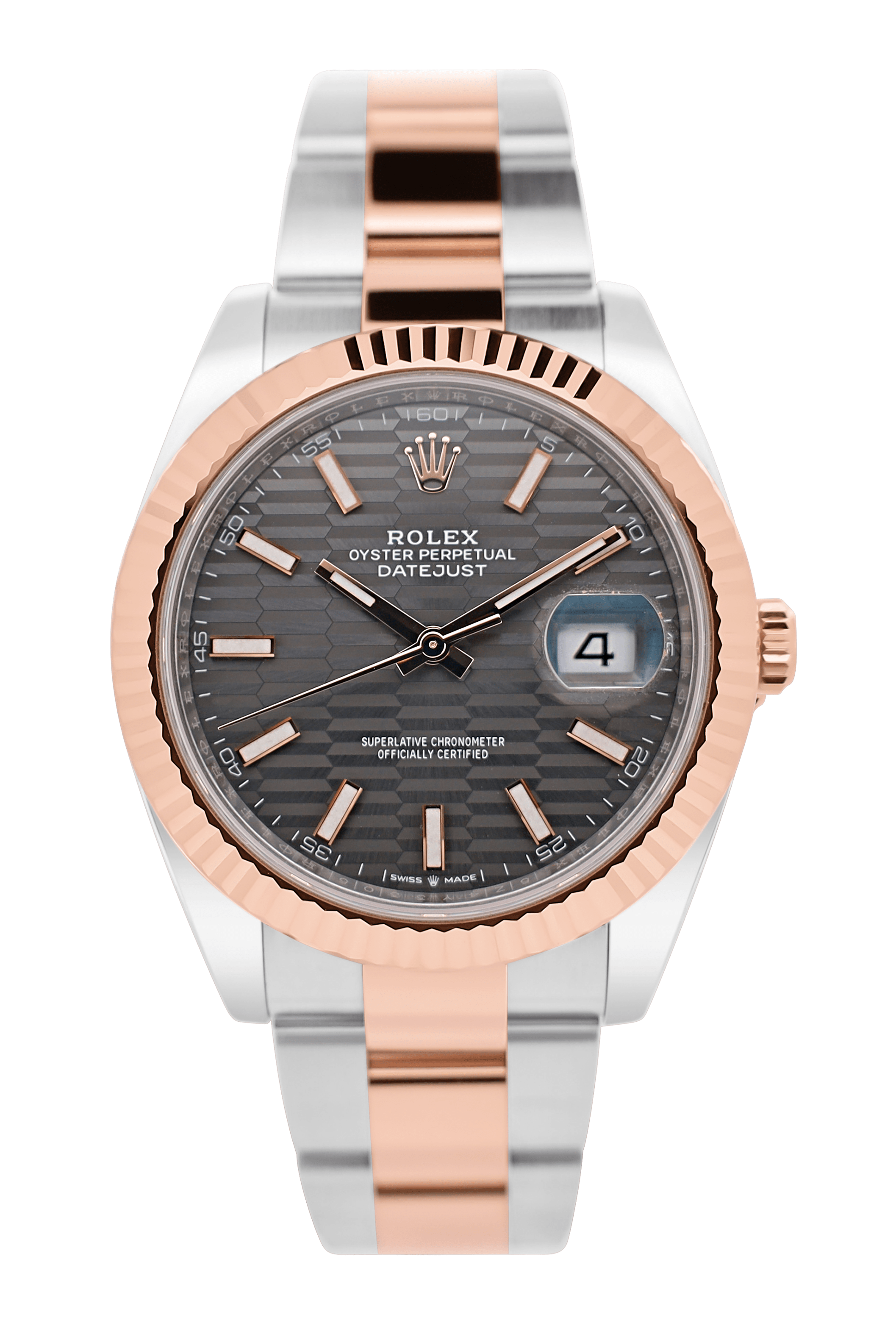 Rolex Datejust 41 Motif / Wave - Fullset - Stahl/Rosegold - 126331