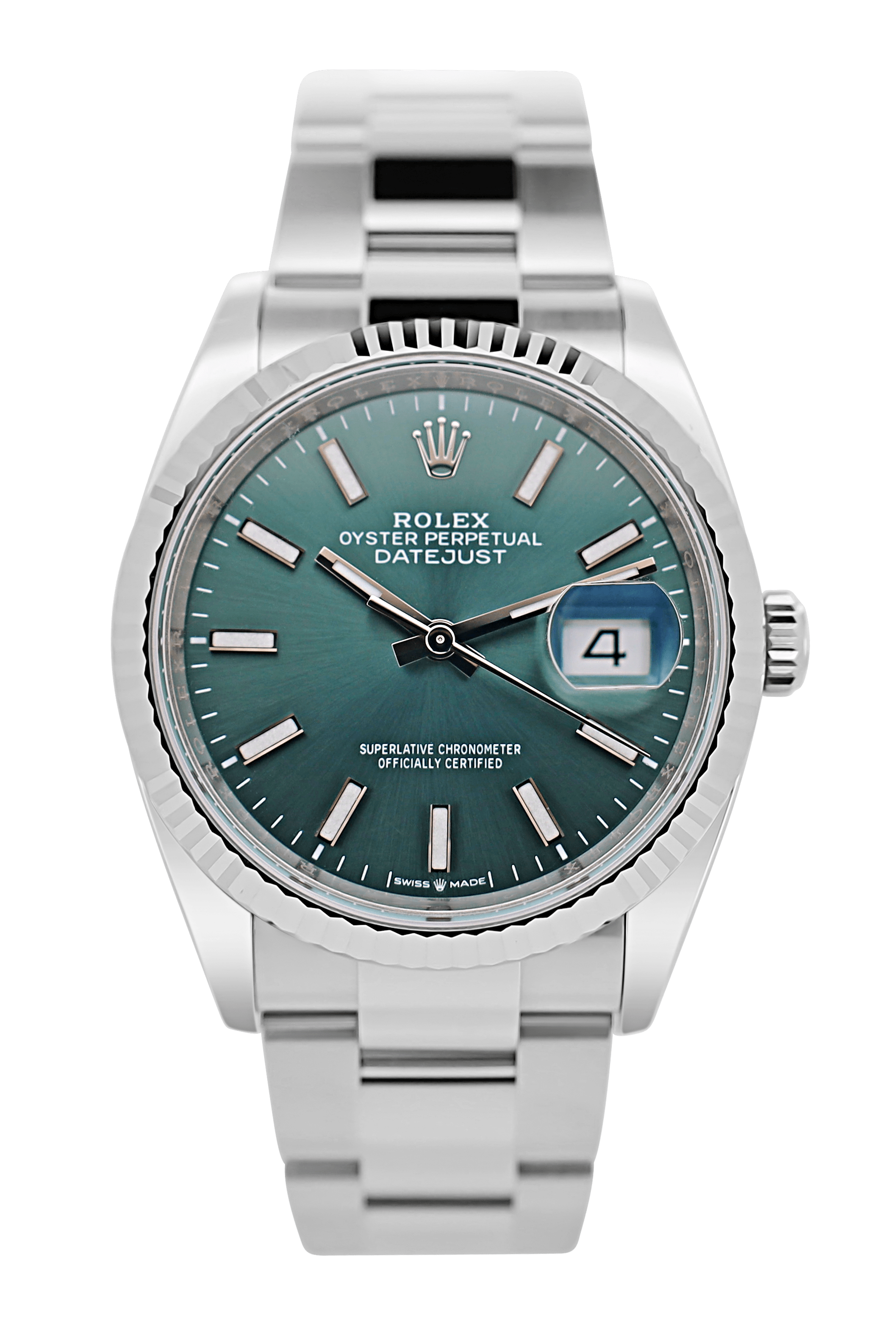 Rolex Datejust 36 Grün Oysterband - LC100 - 2025 - 126234 - Fullset
