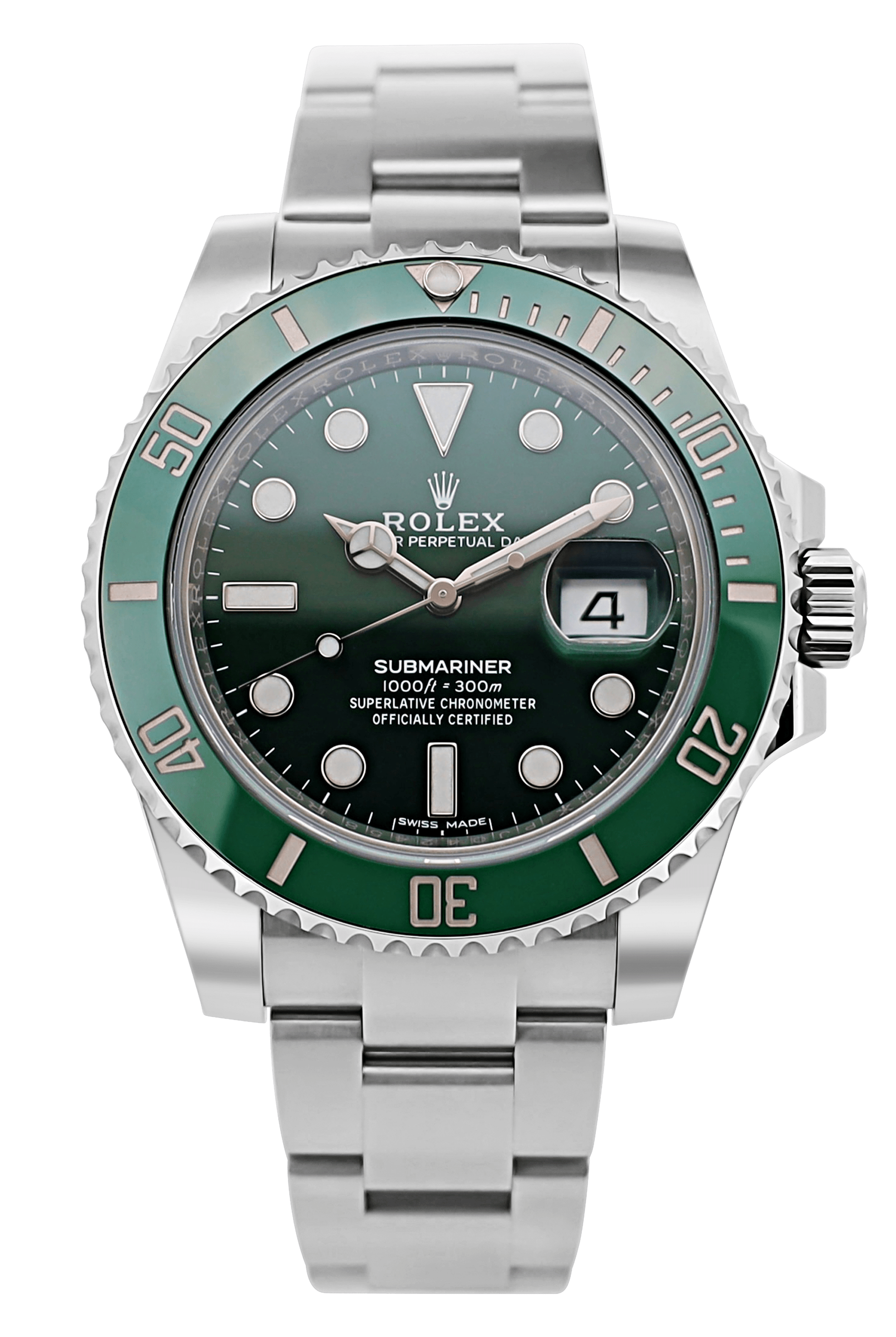 Rolex Submariner Date "Hulk" - 2019 -  LC100 - Stahl - Fullset - 116610LV