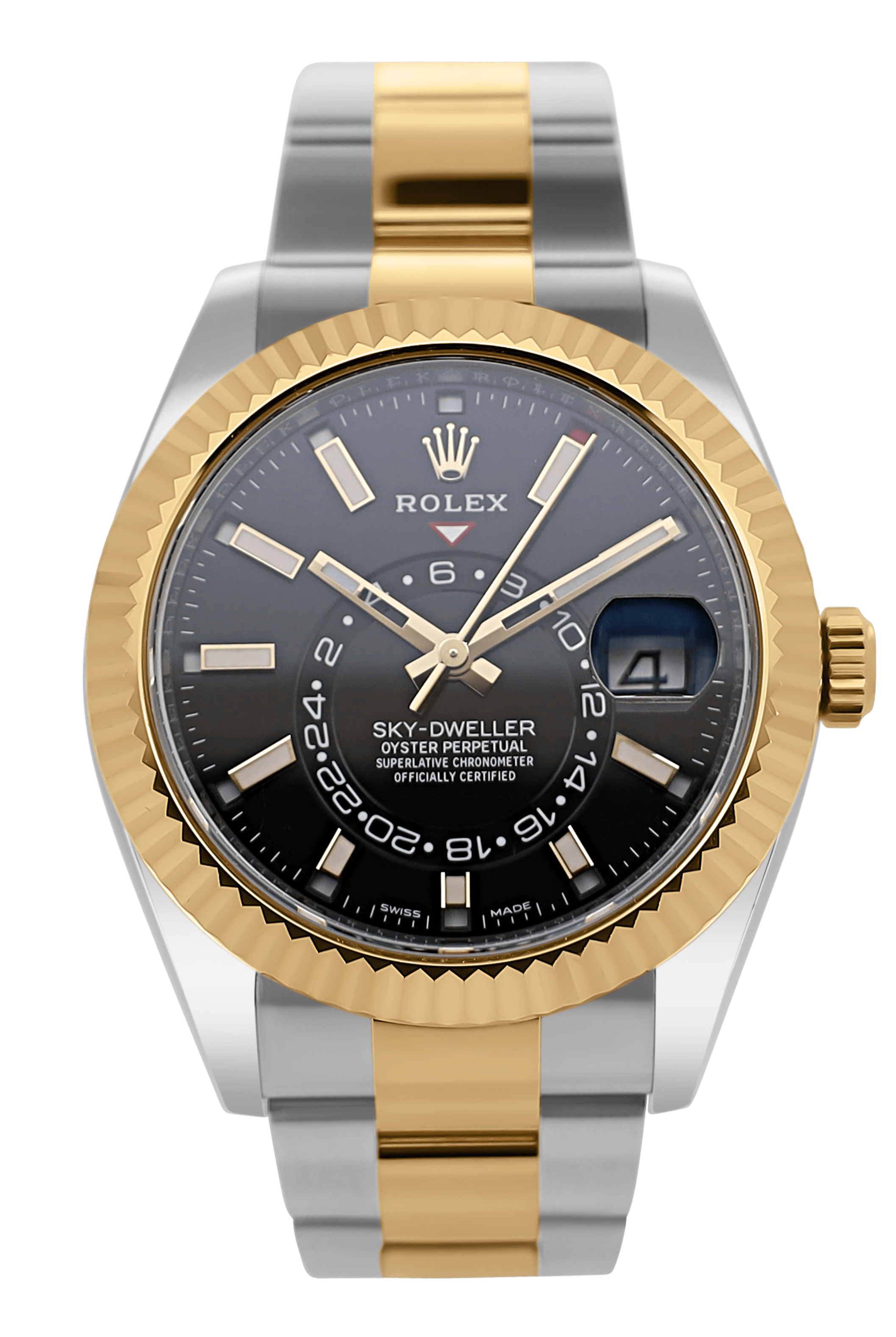 Rolex Sky-Dweller Schwarz - 2020 - LC100 - Fullset - Stahl/Gold - 326933