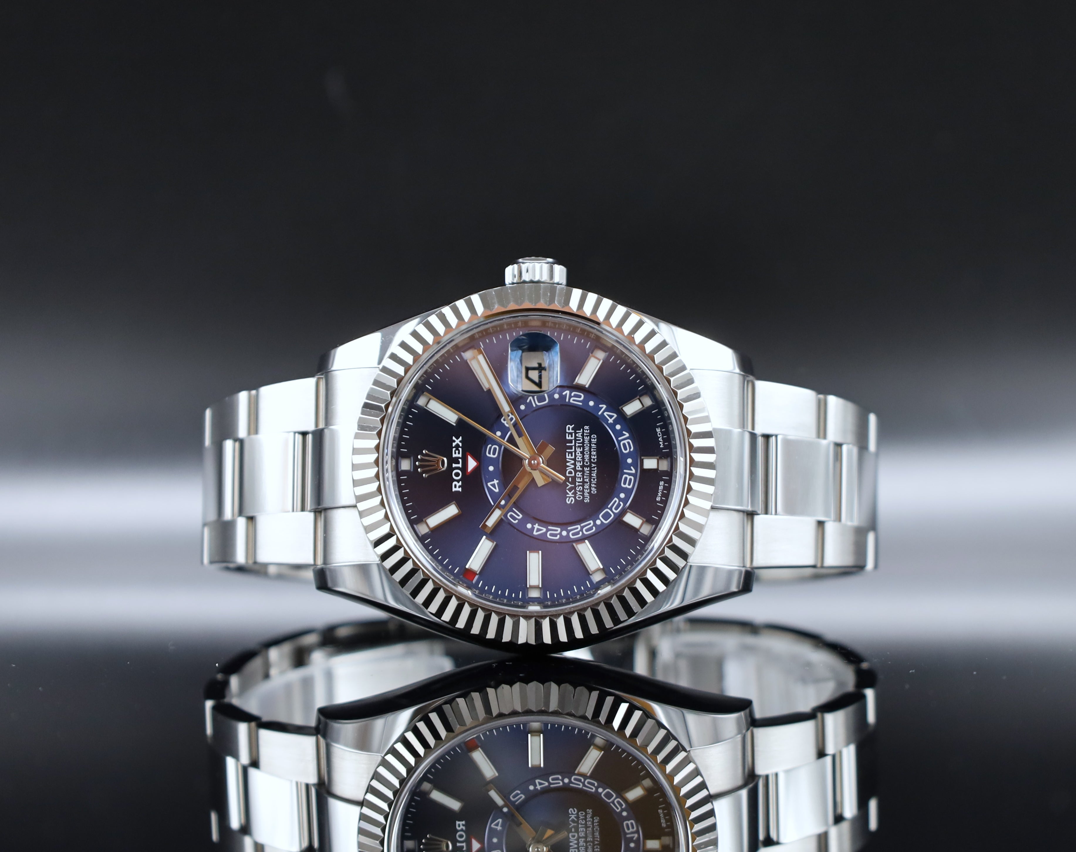Rolex Sky-Dweller Blau- 2019 - LC100 - Fullset - 326934