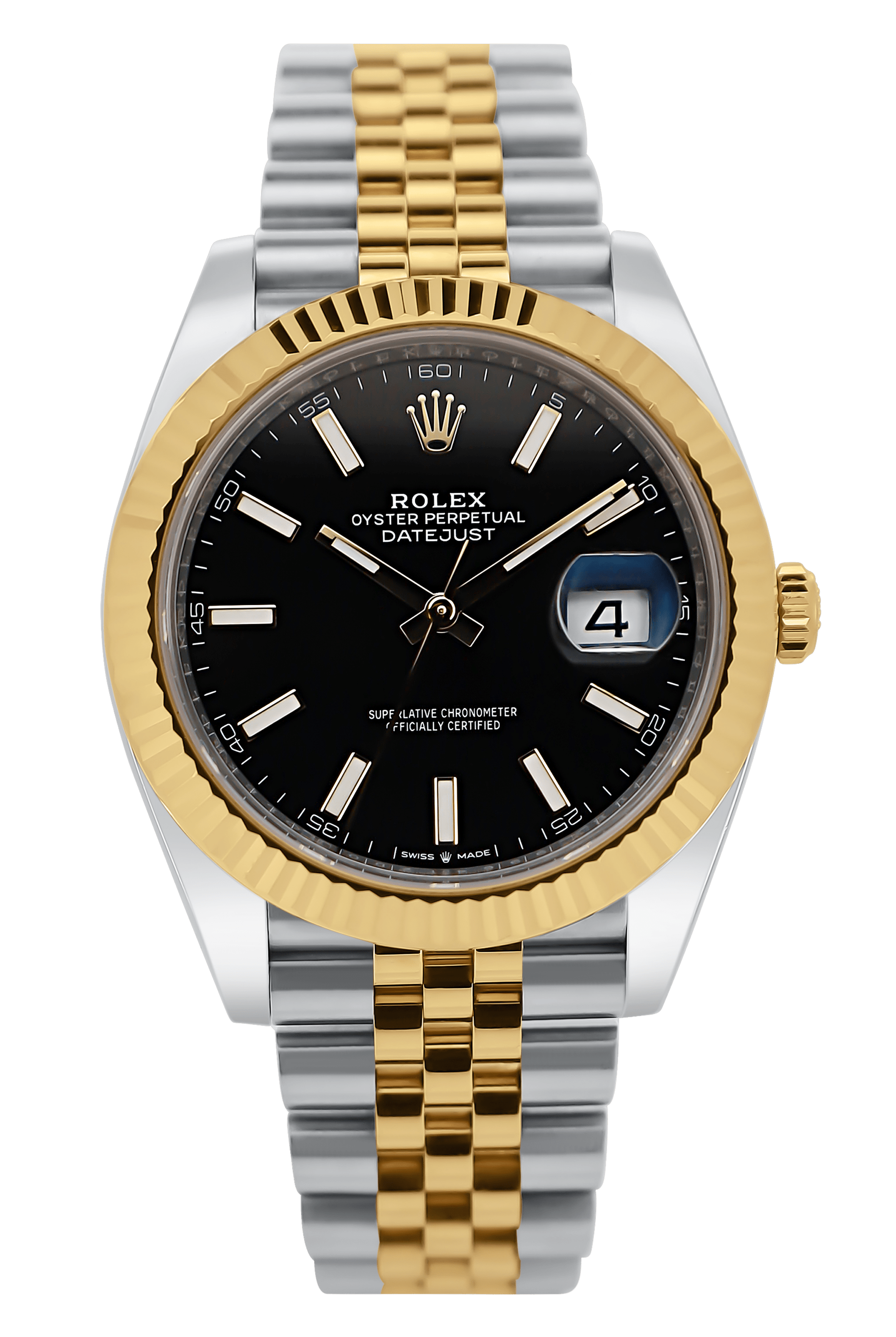 Rolex Datejust 41 Schwarz - 126333 - Jubileeband- Stahl/Gold - 2024 - Fullset