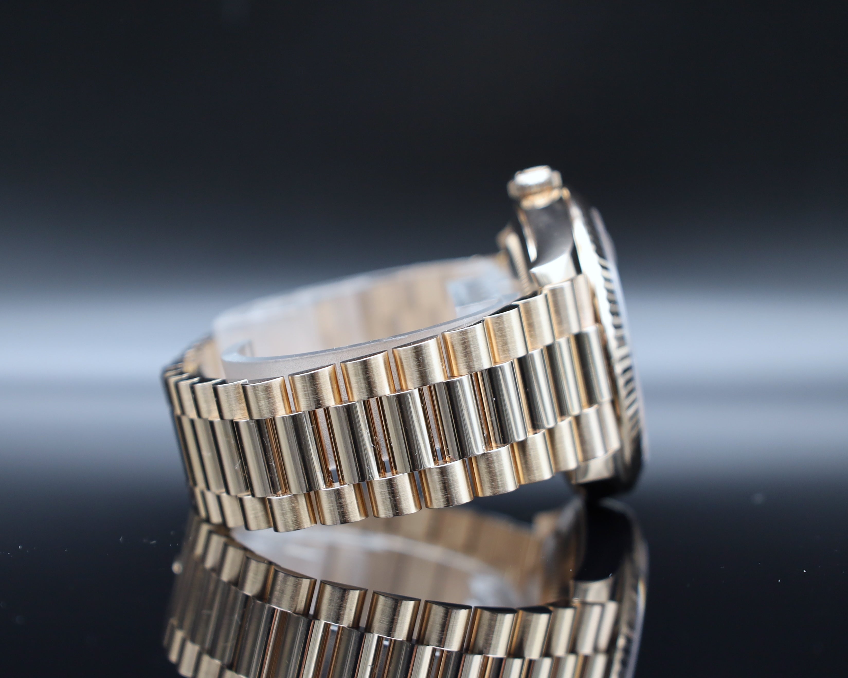 Rolex Day Date Olivé Rosegold - LC100 - 2019 - Fullset - 228235