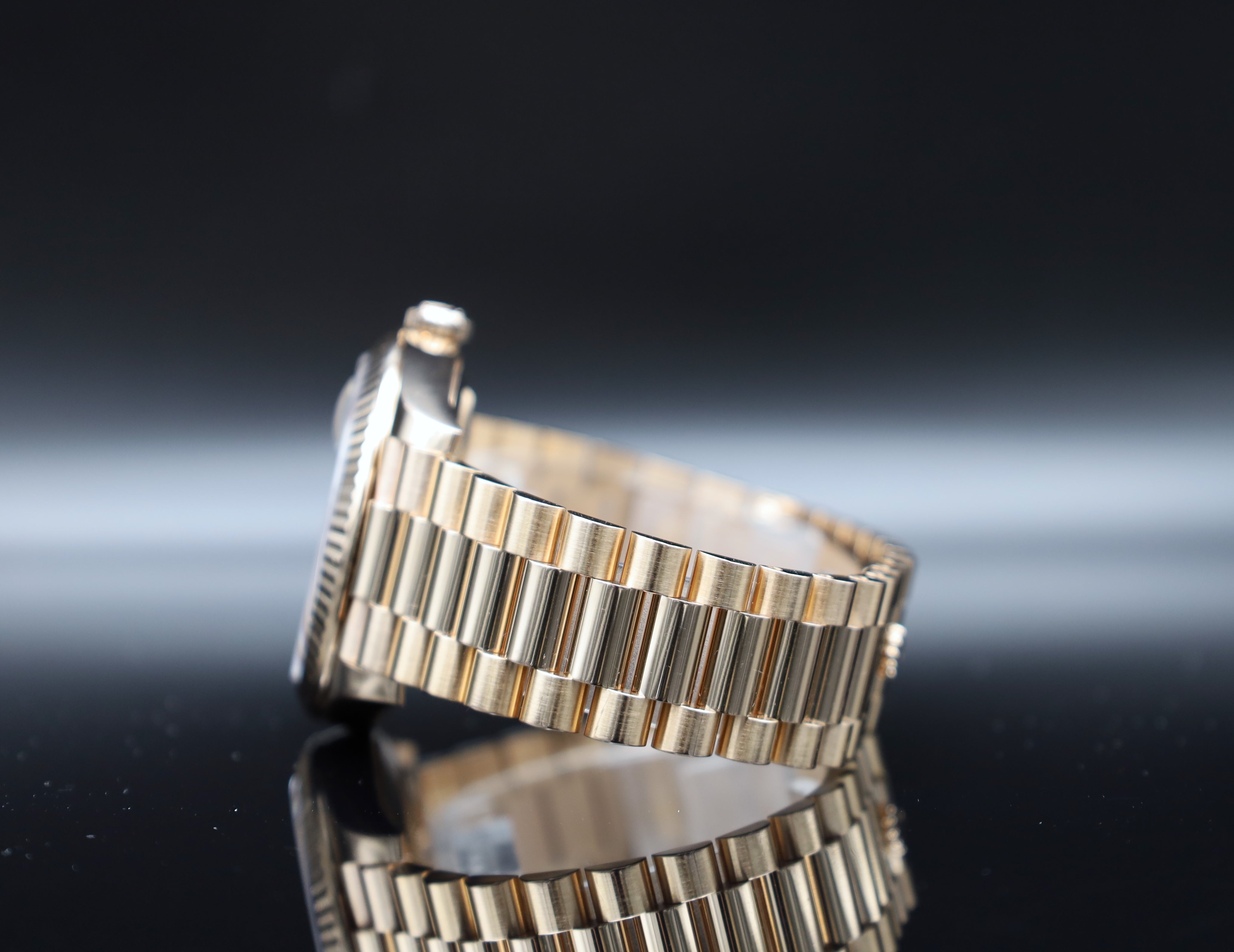 Rolex Day Date Olivé Rosegold - LC100 - 2019 - Fullset - 228235