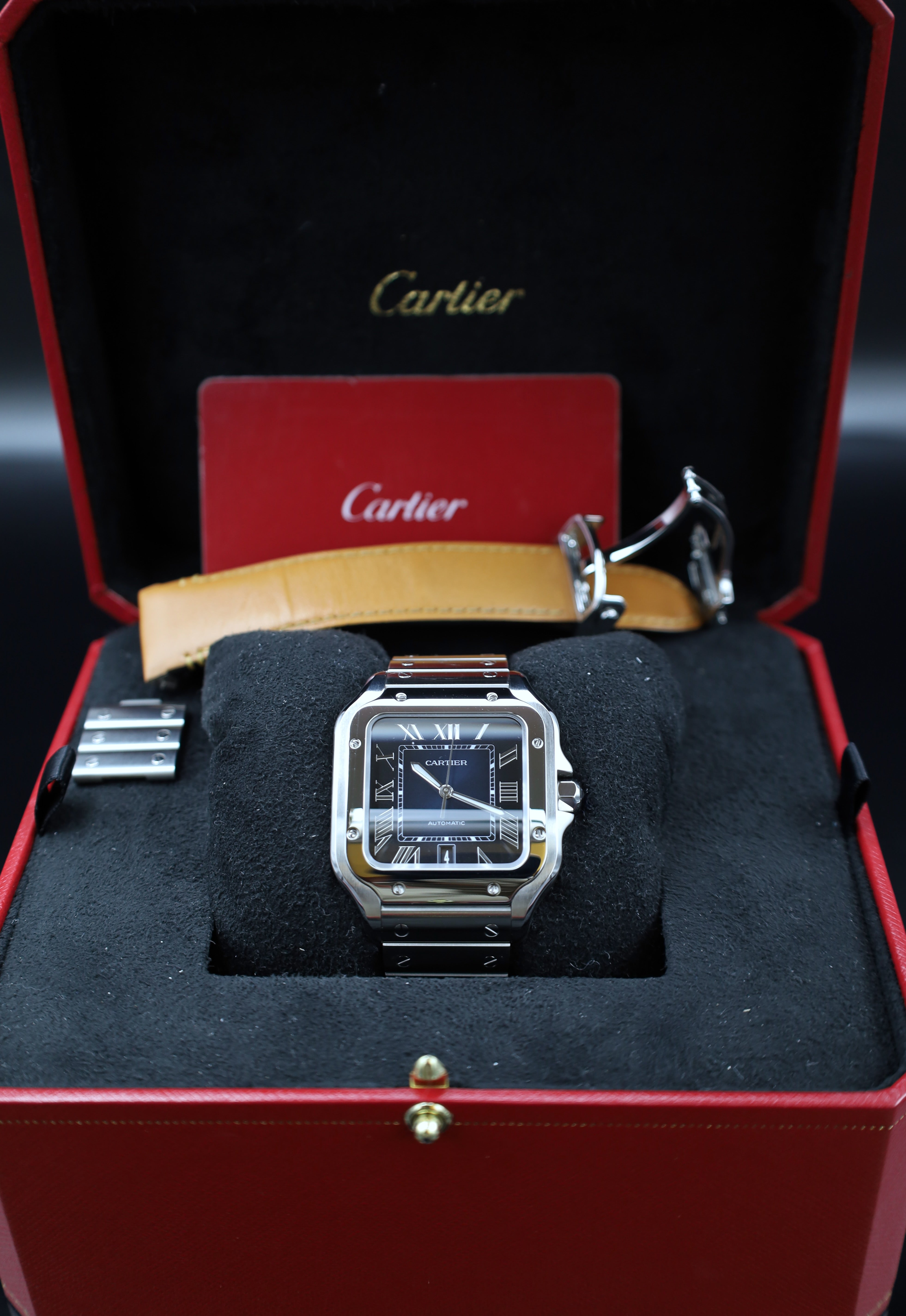 Cartier Santos De Cartier Blau - WSSA0030