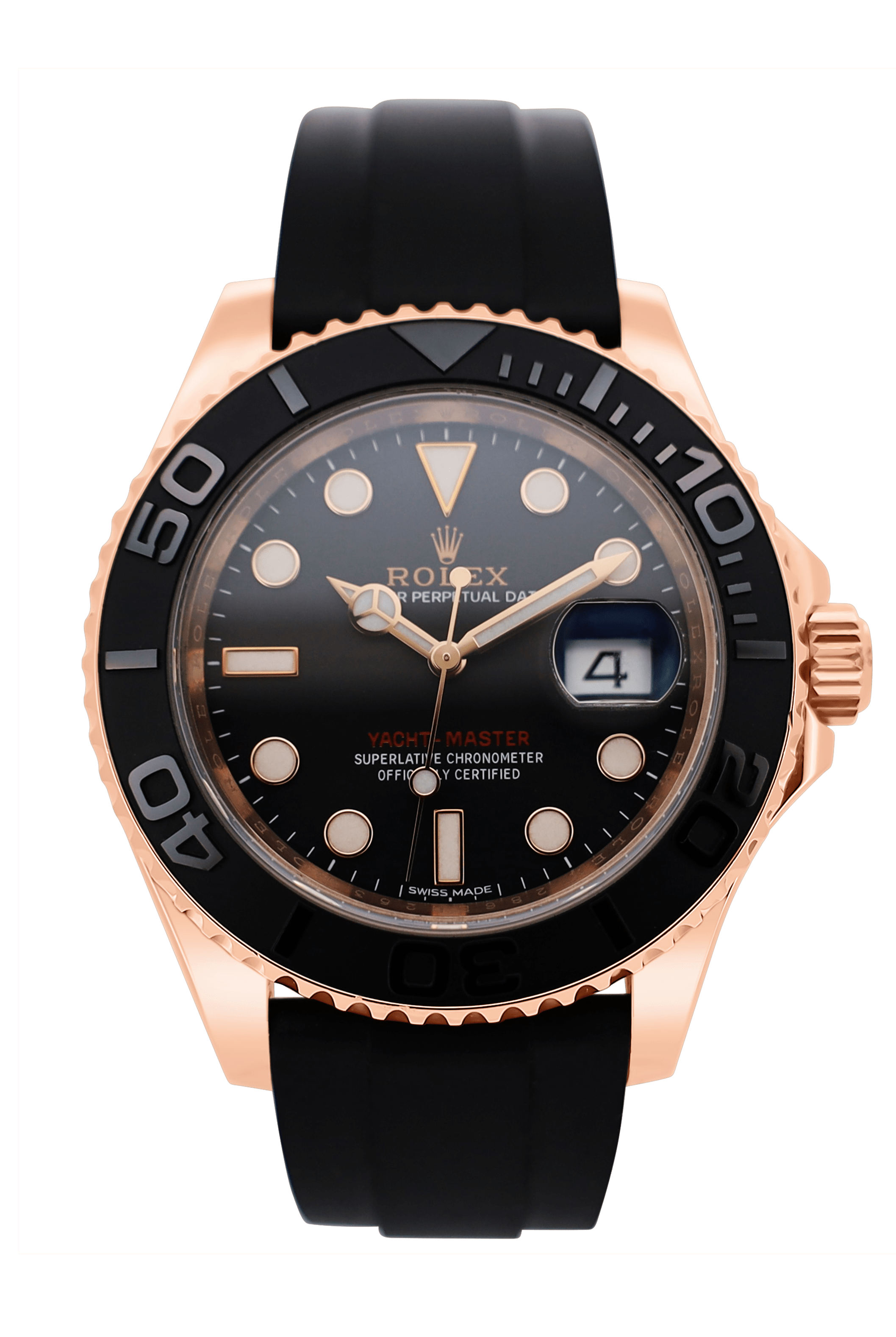 Rolex Yacht-Master 40 Roségold - Oysterflex - 2016 - Fullset - 116655