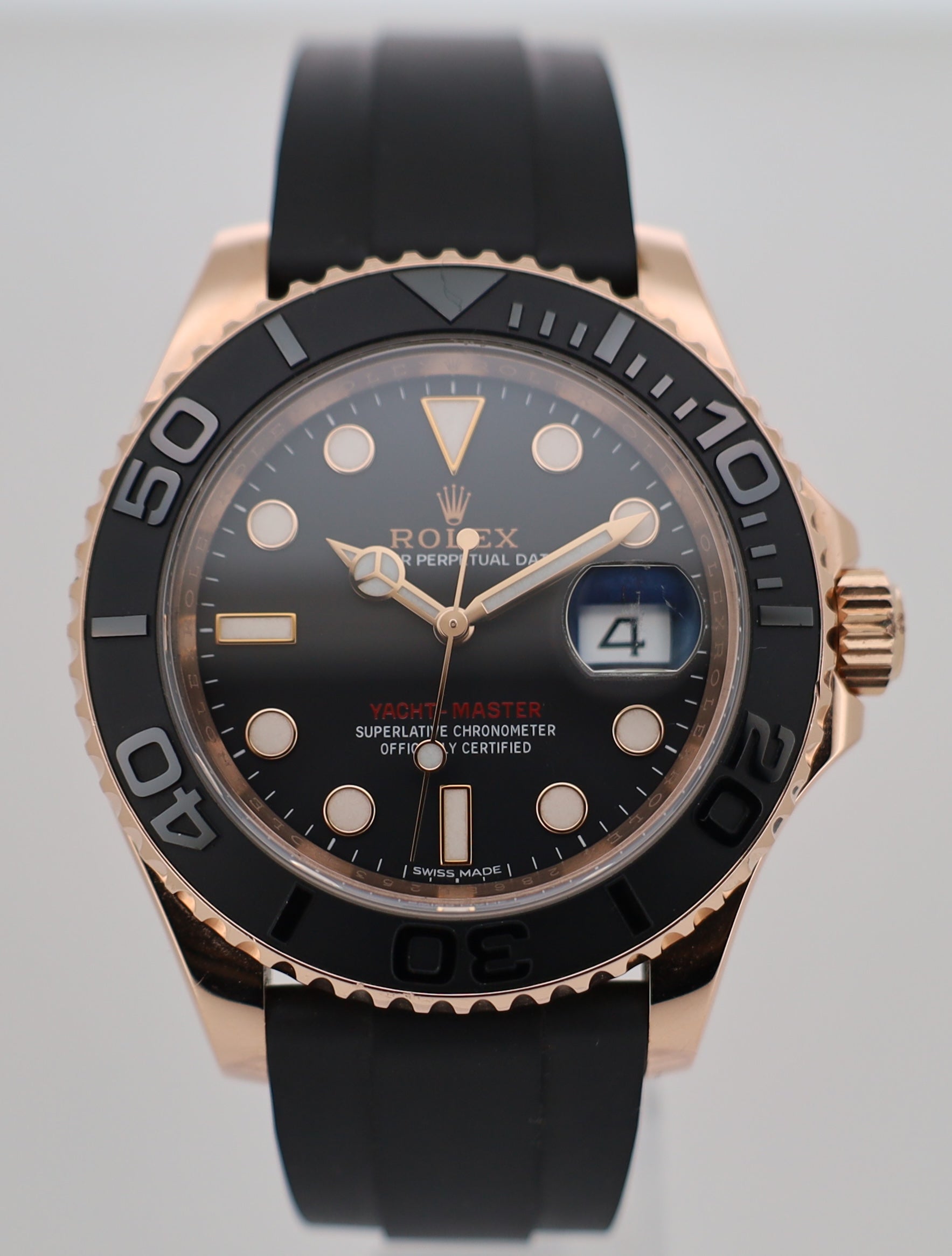Rolex Yacht-Master 40 Roségold - Oysterflex - 2016 - Fullset - 116655