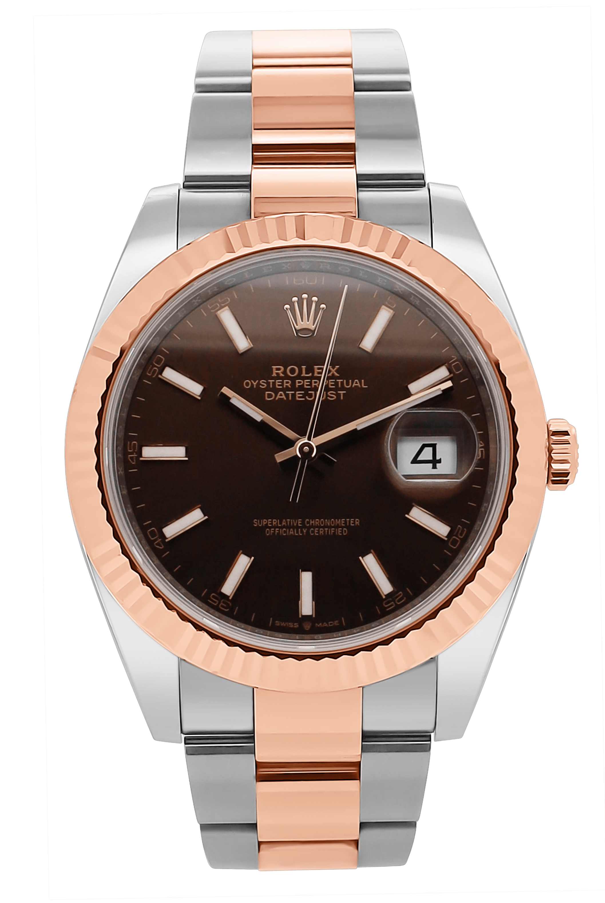 Rolex Datejust 41 Chocolate - Fullset - Oysterband - 126331