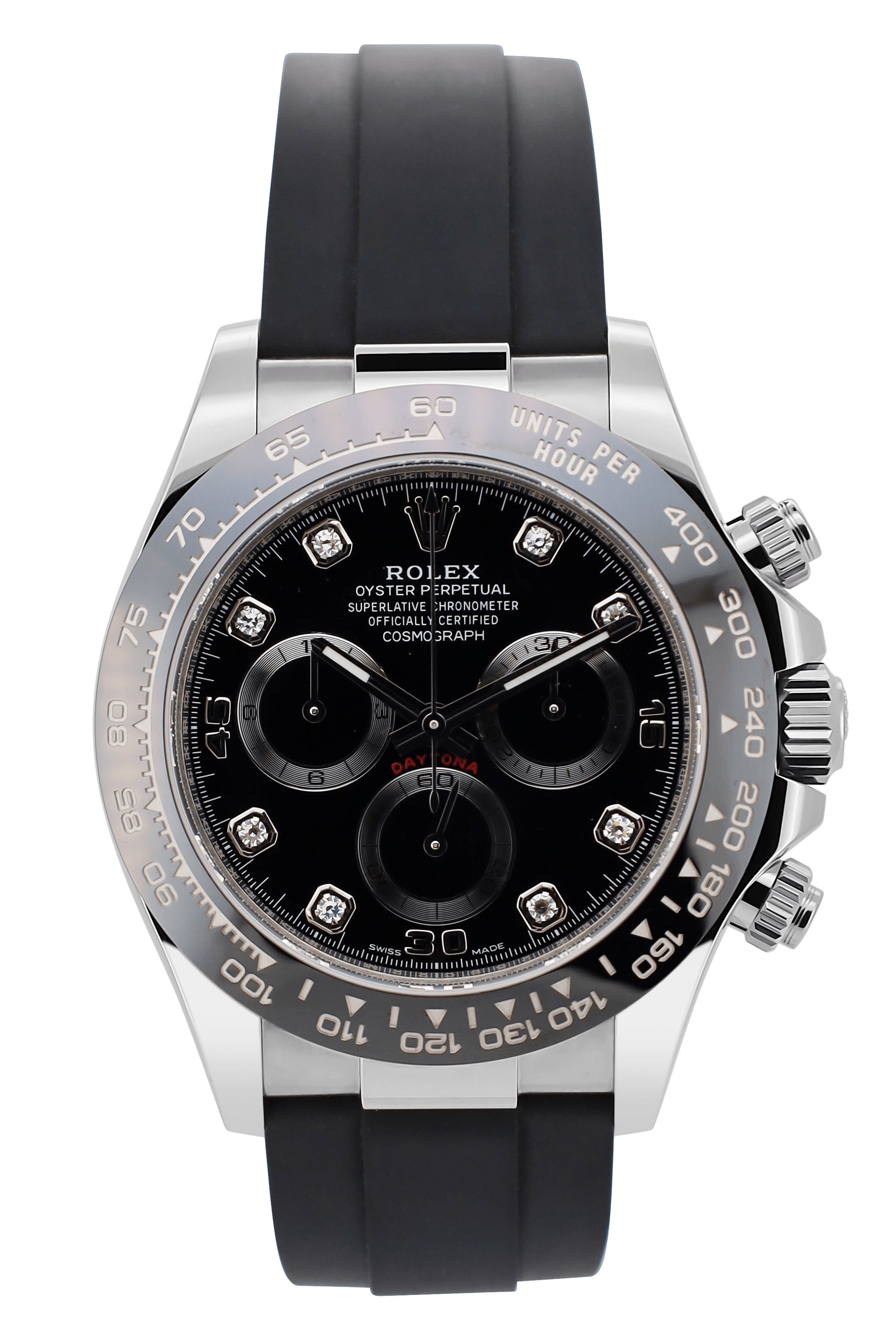 Rolex Daytona Oysterflex Weißgold Diamant Zifferblatt - 2023 - 116519LN - Fullset