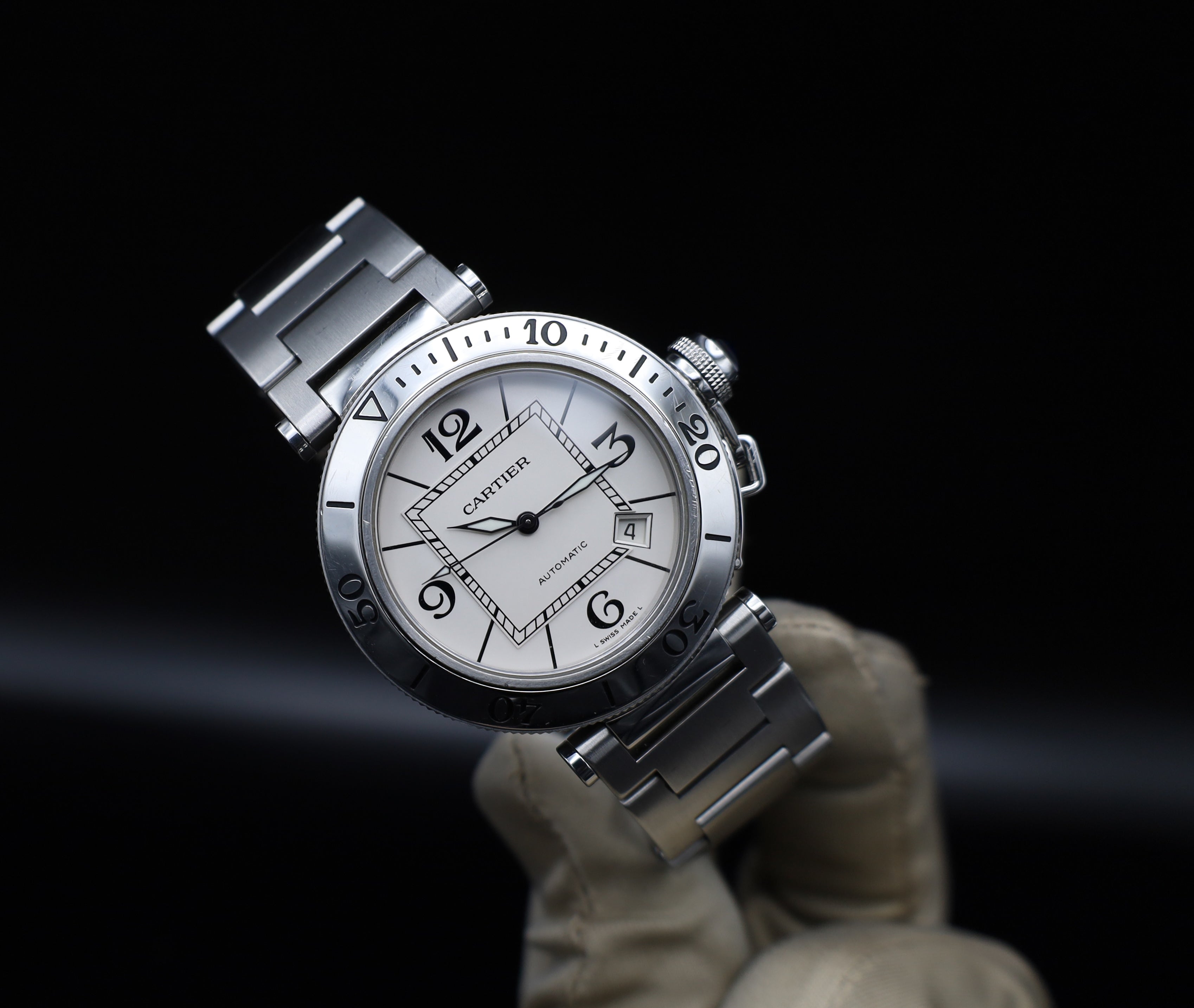 Cartier Pasha Seatimer - Ref.: 2790 - Stahl - Durchmesser 40 mm