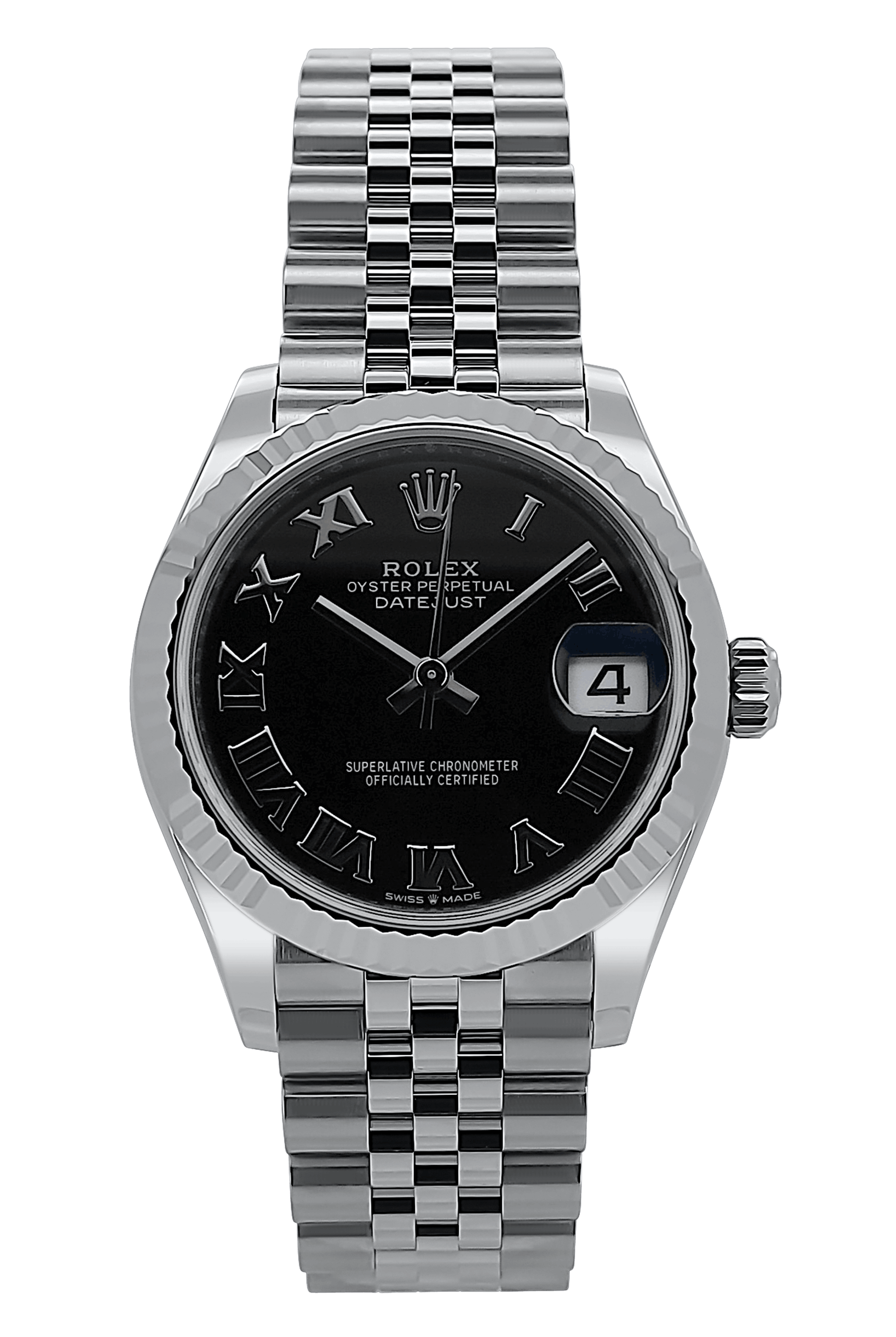 Rolex Datejust 31 Schwarz  Zifferblatt - 2026 - LC100 - 278274 - Fullset - Jubilee