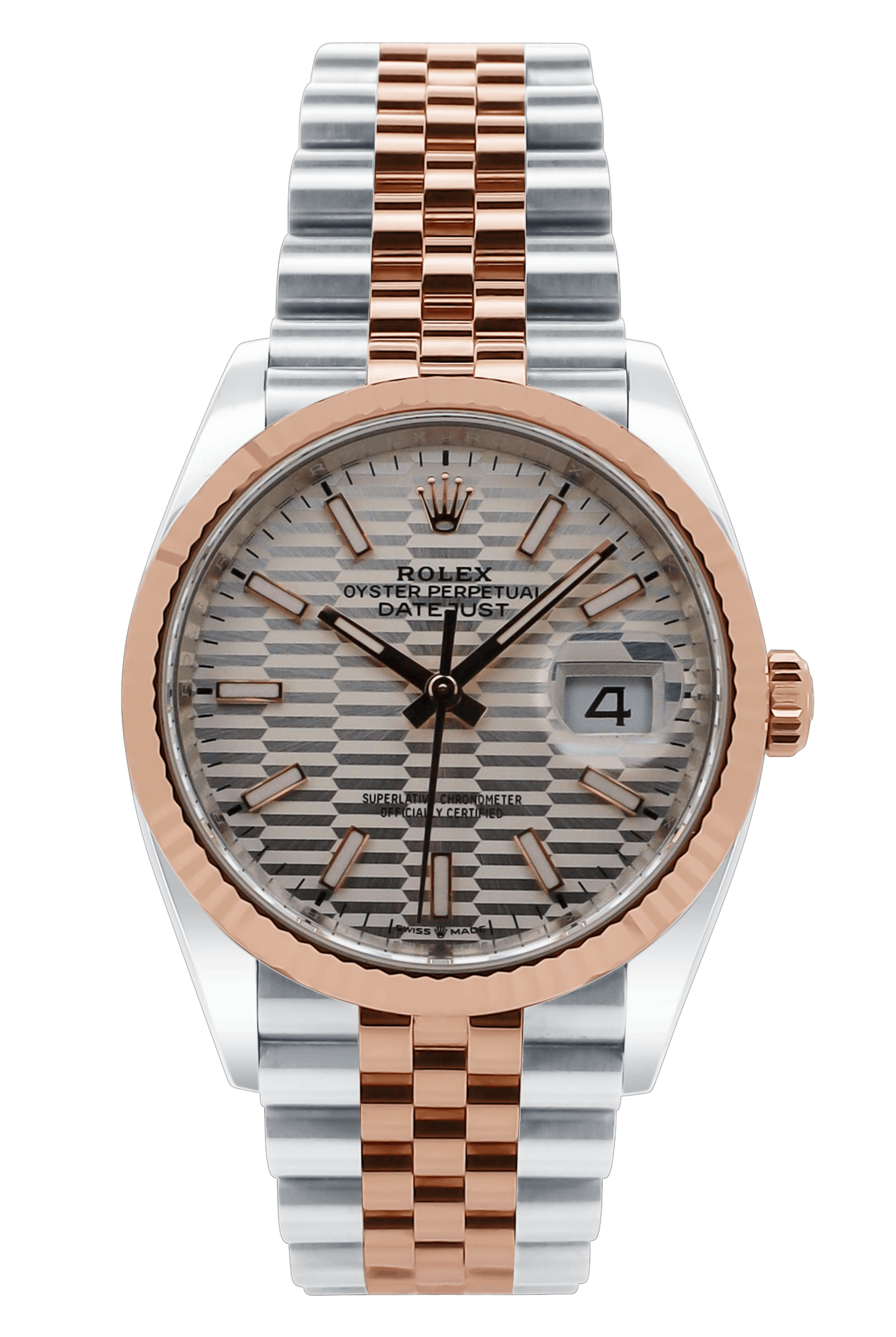 Rolex Datejust 36 Motif / Wave Dial - Jubileeband - Stahl/Roségold -126231 - 2022