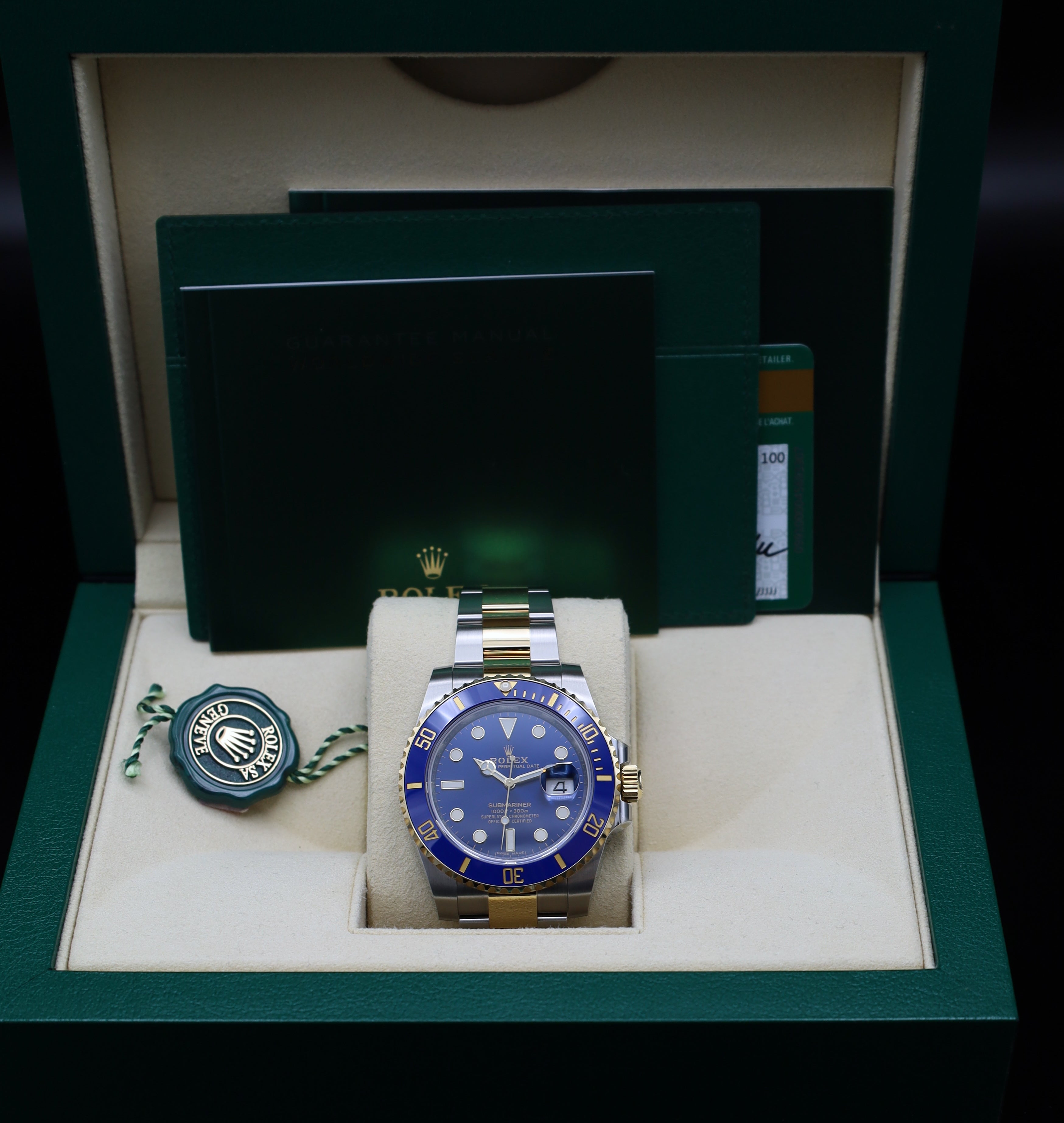 Rolex Submariner Date "Bluesy" - LC100 - 2020 - Neuwertig - Fullset - 116613LB