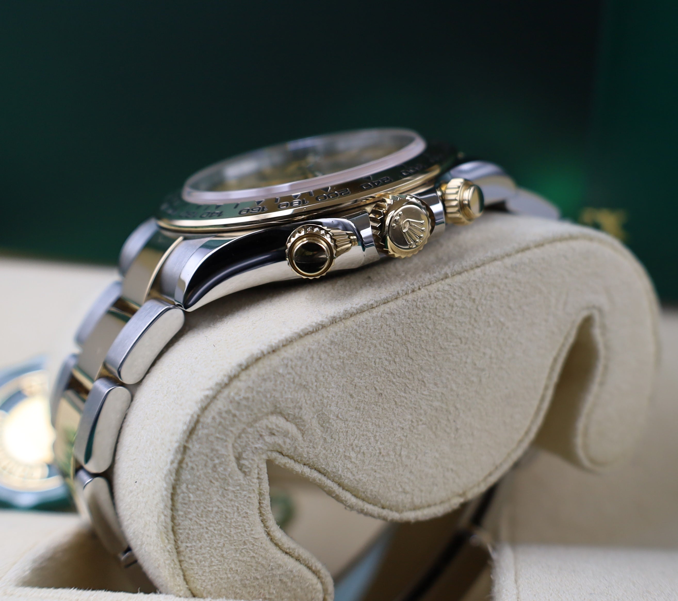 Rolex Daytona Stahl/Gold Champagner Zifferblatt - 2022 - 116503 - Fullset