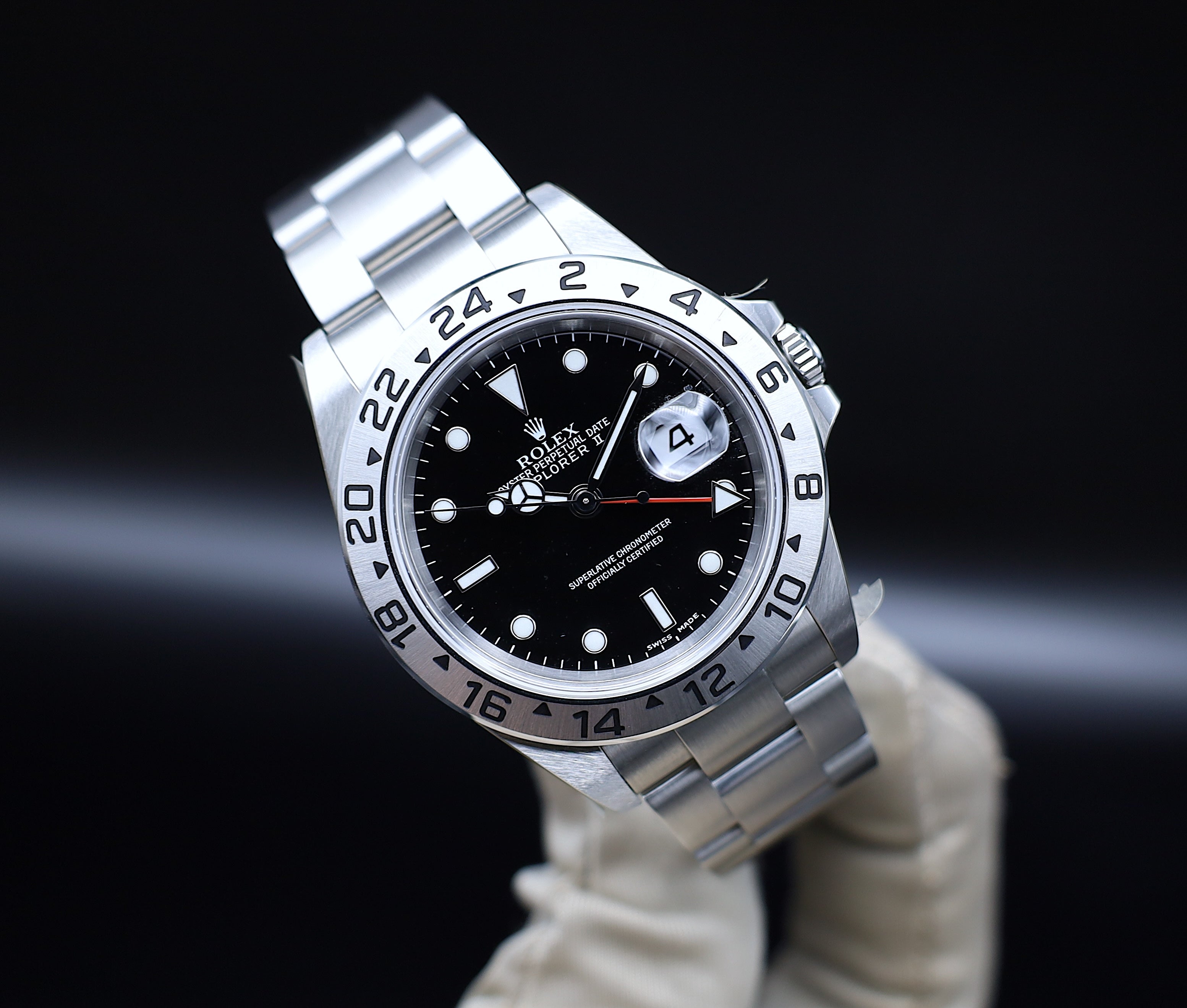 Rolex Explorer II 40 - 2002 - Full Stickers - Fullset - LC100 - 16570