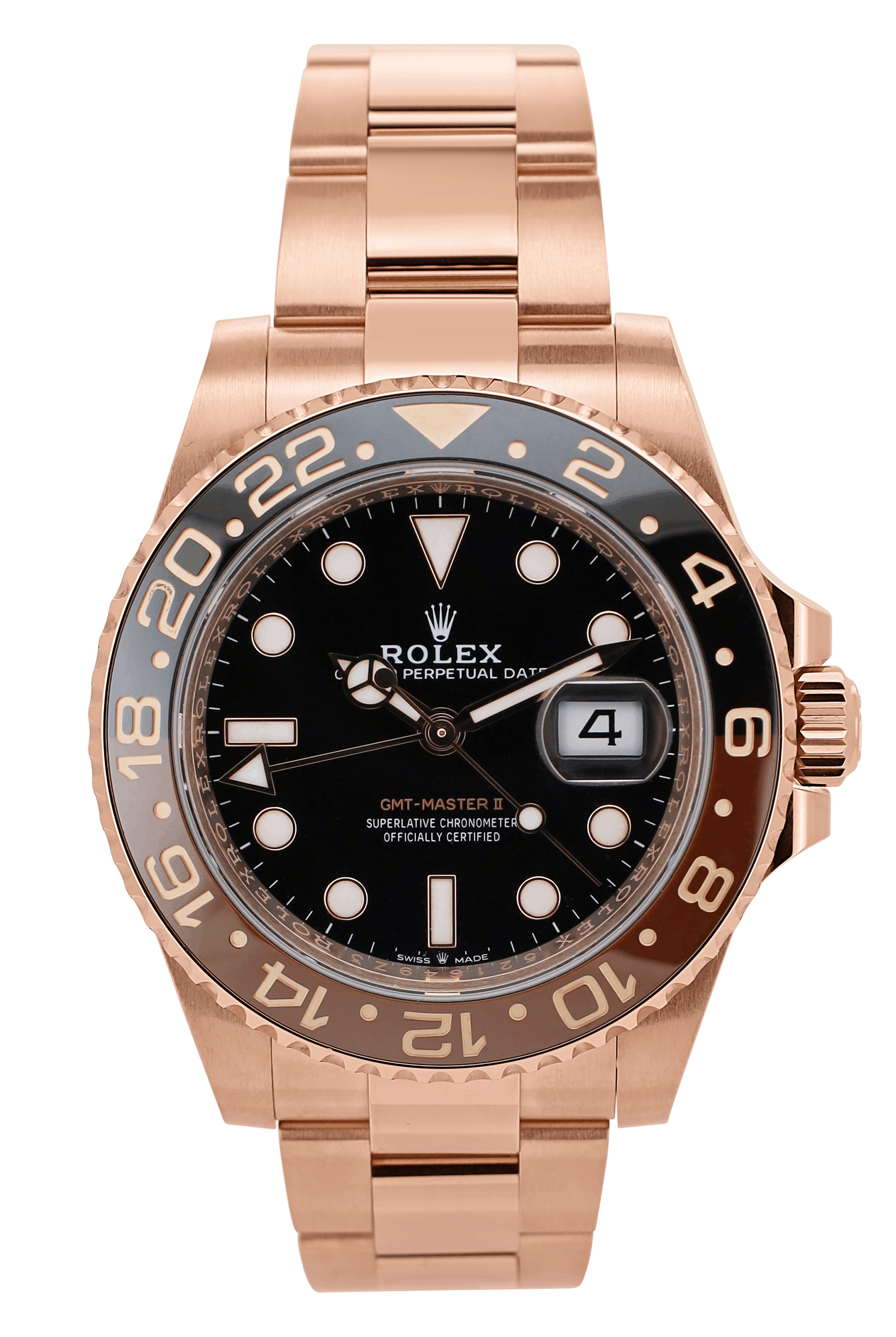 Rolex GMT Master II Rootbeer - Roségold - 126715CHNR - Full Set - 2023