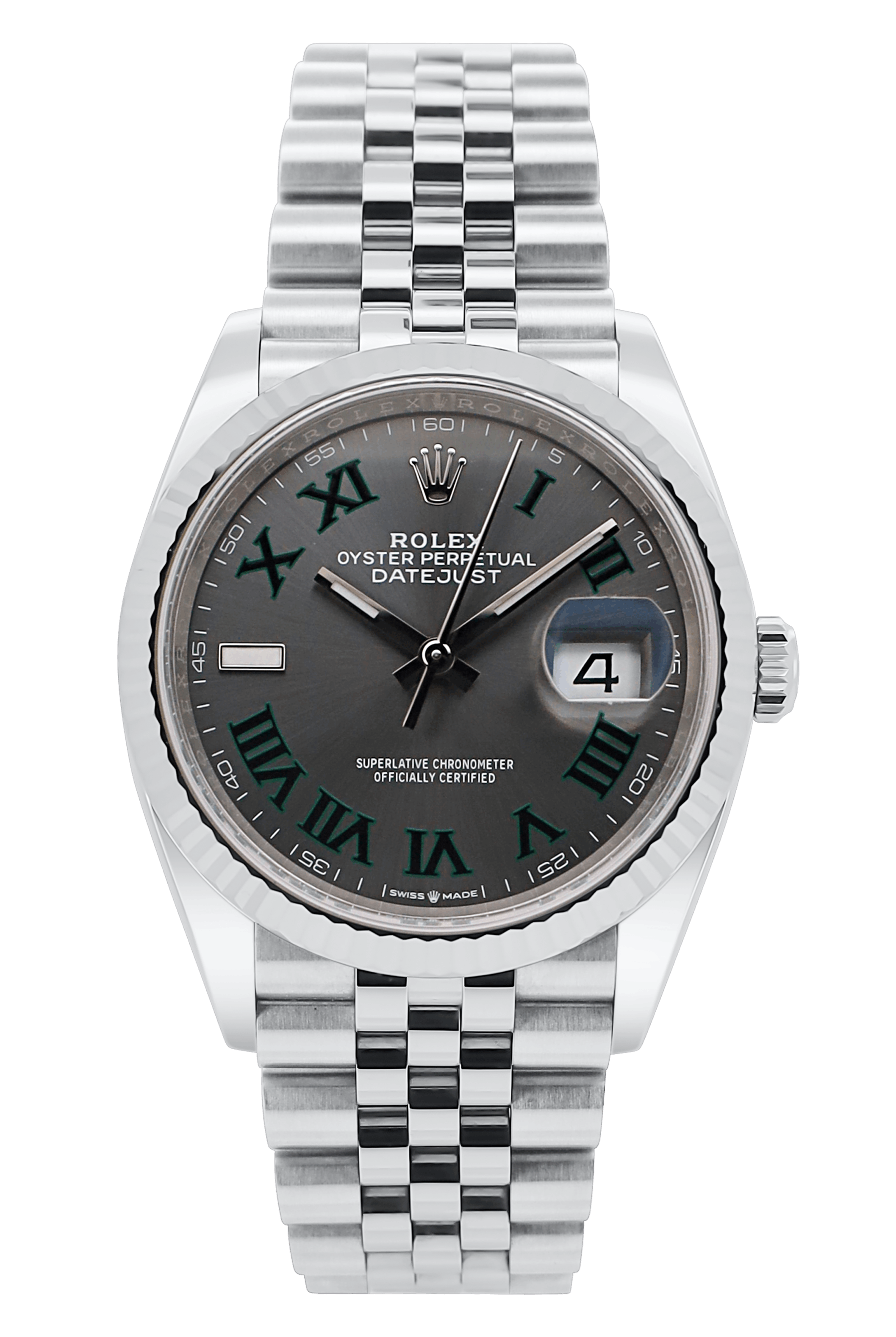 Rolex Datejust 36 Wimbledon - Jubileeband - 2022 - 126234 - Fullset