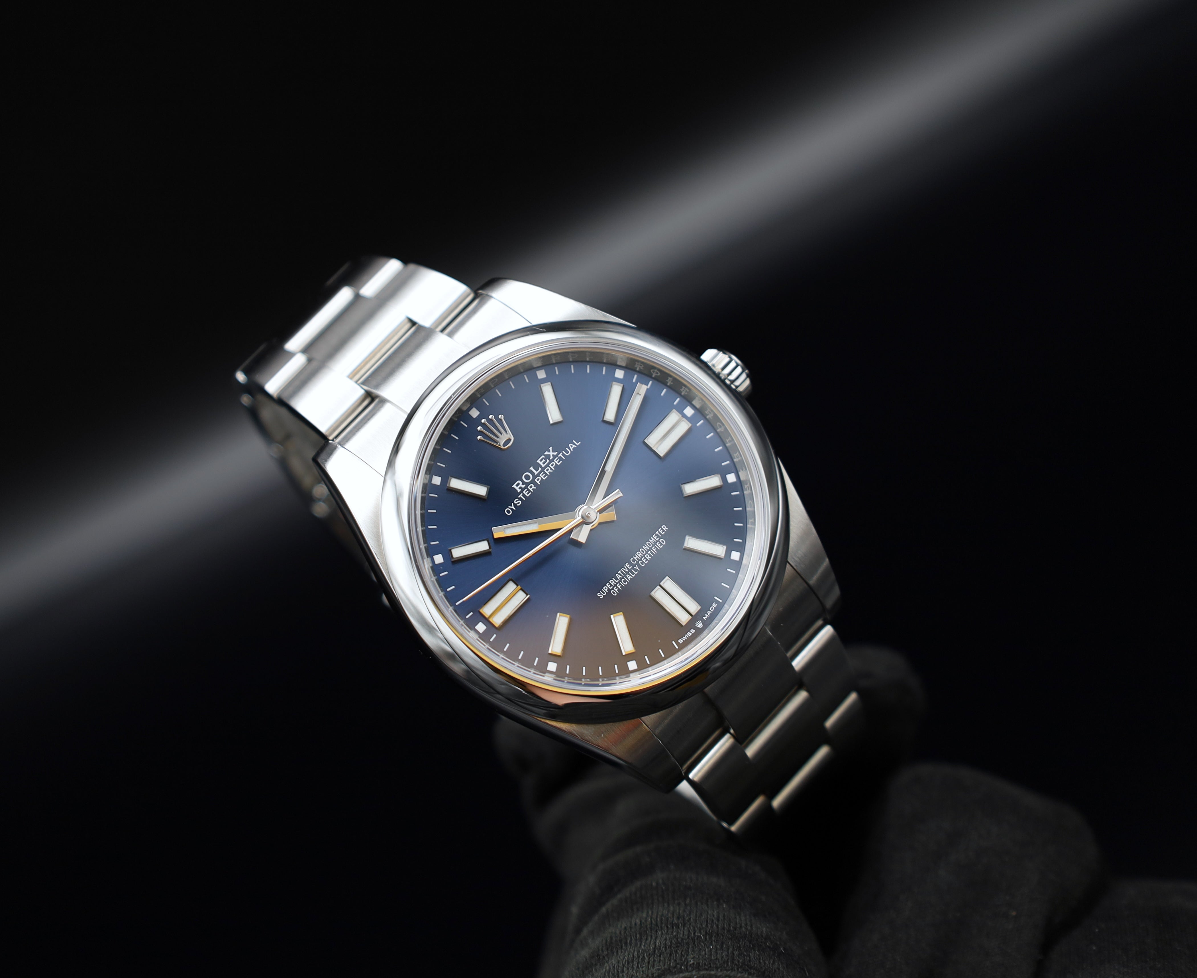 Rolex Oyster Perpetual 41 Blau - 2021 - Fullset - Sehr Gut - 124300