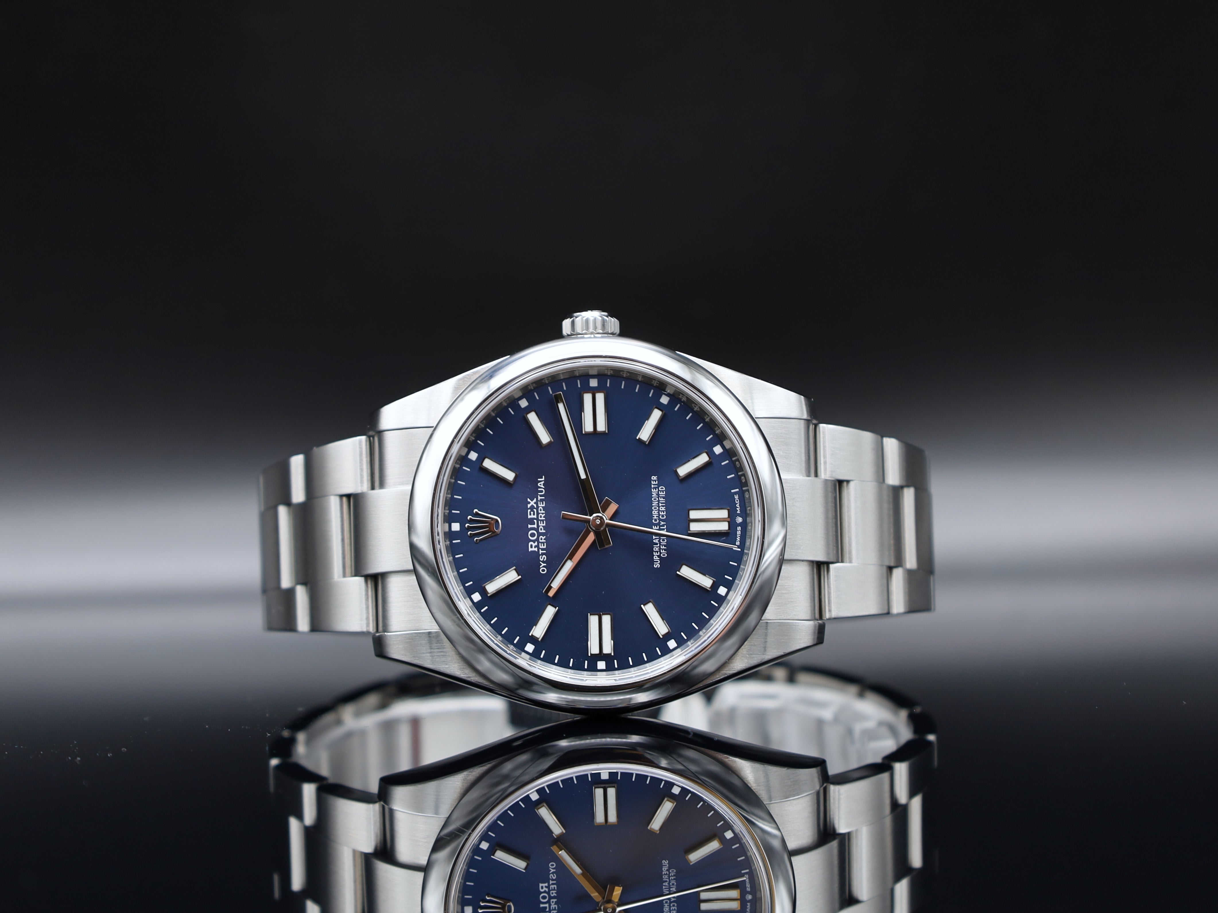 Rolex Oyster Perpetual 41 Blau - 2021 - Fullset - Sehr Gut - 124300