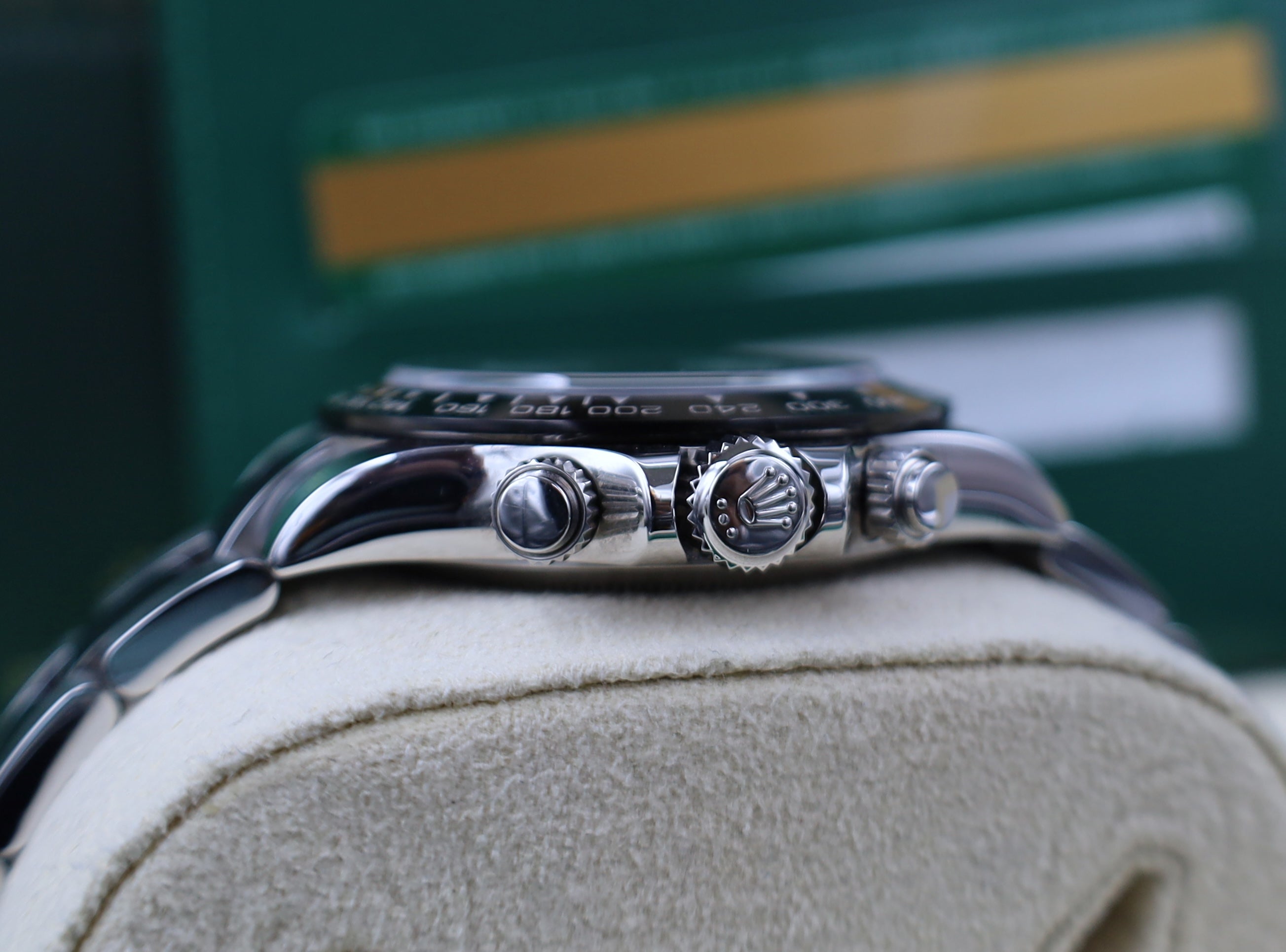 Rolex Daytona schwarzes Blatt - LC100 - 2020 - Stahl - Fullset - Oysterband - 116500LN