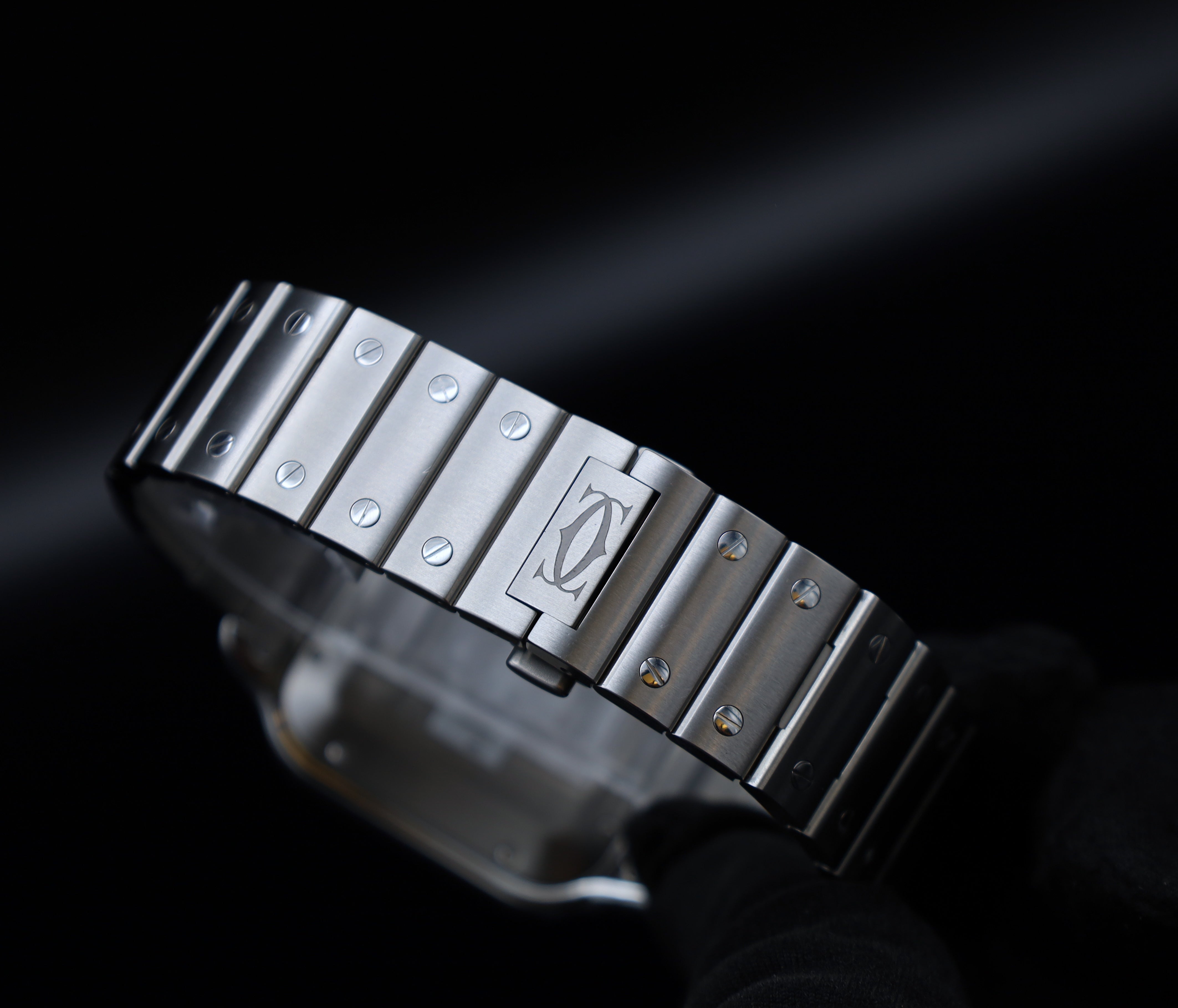 Cartier Santos De Cartier Grau Stahl/Kautschuk - 12/2023 - WSSA0037 -Fullset