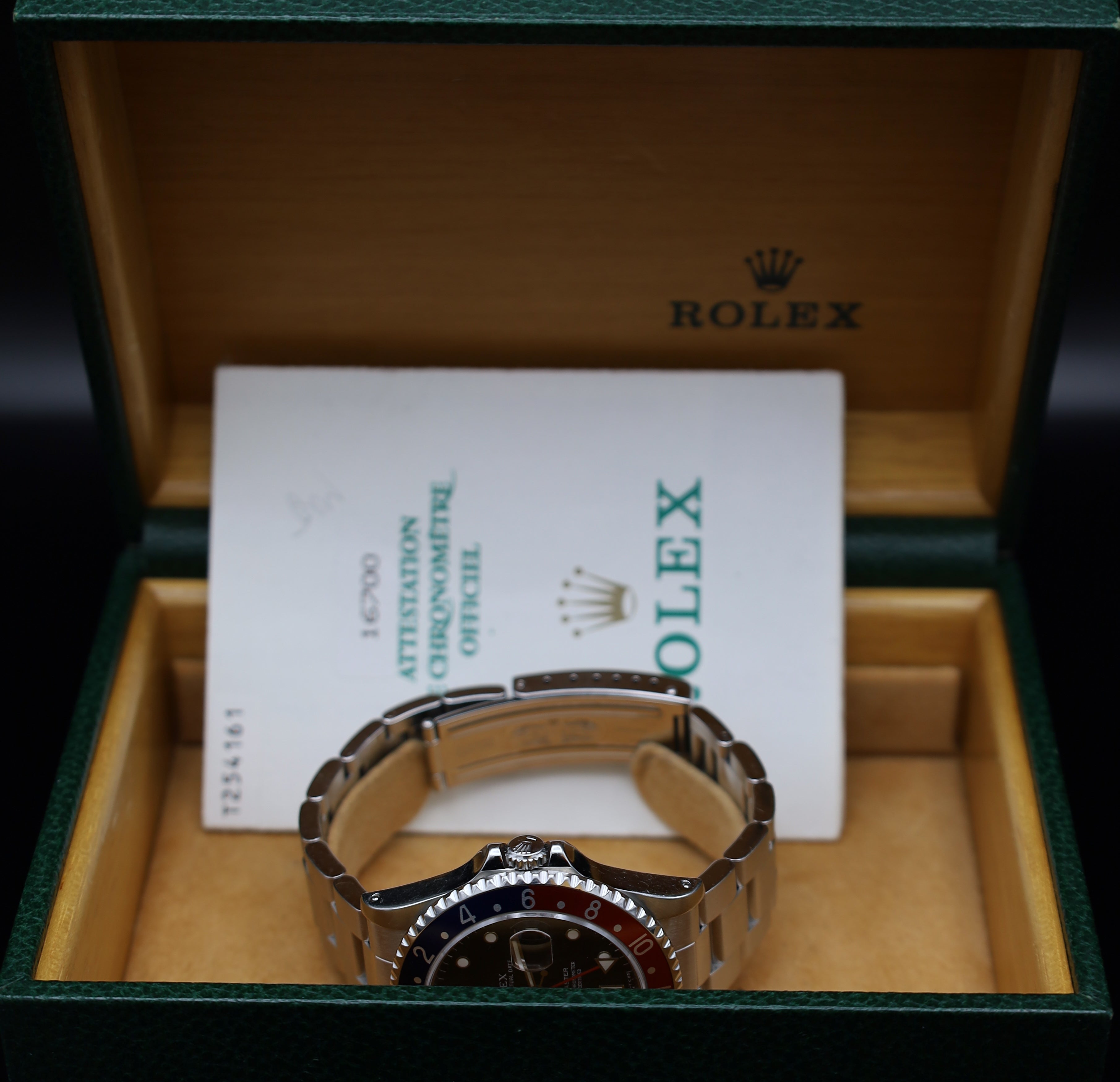 Rolex GMT Master Pepsi - 16700 - Full Set - 1996