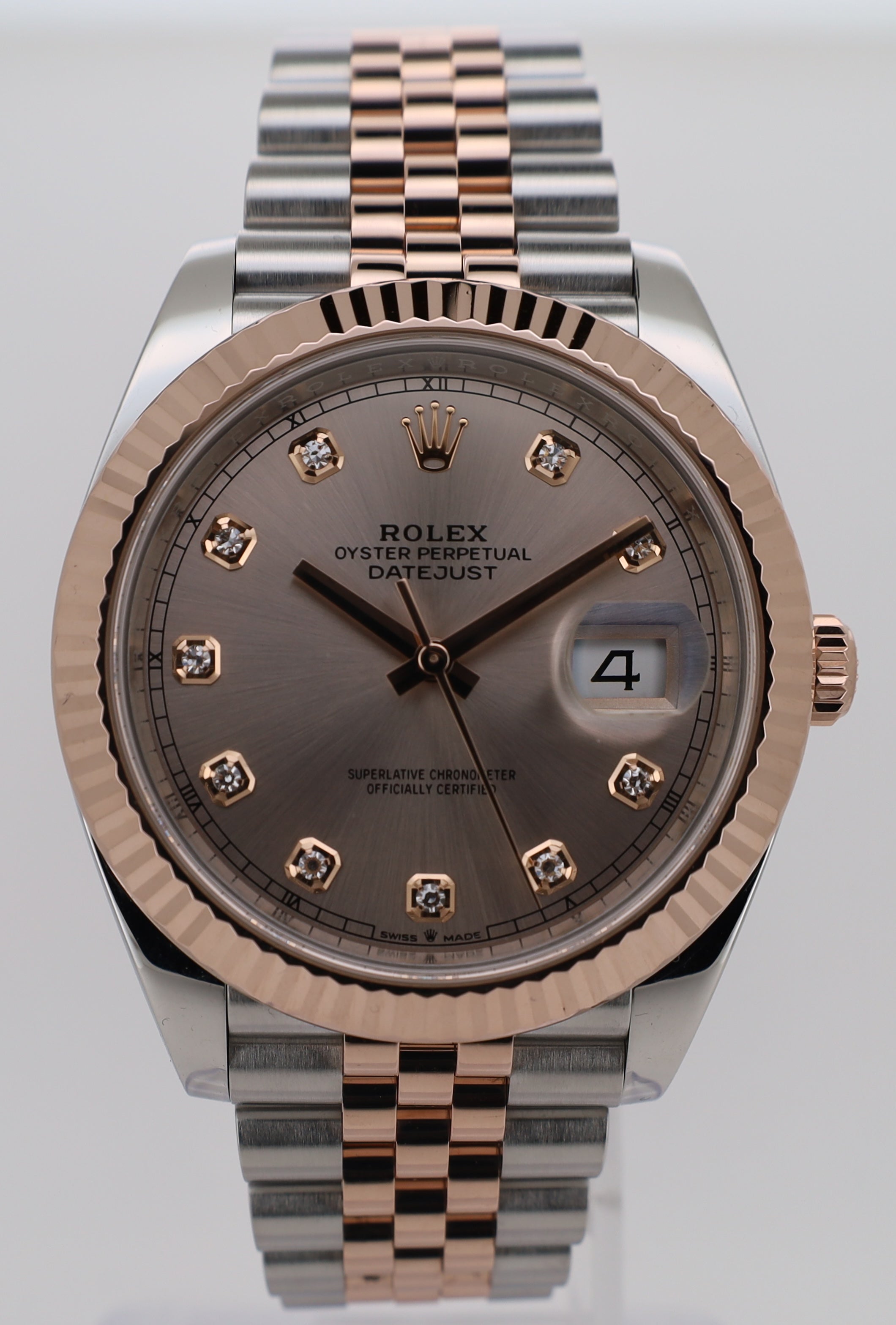 Rolex Datejust 41 Sundust Diamant  - 2020 -LC100 - Stahl/ Roségold - Jubilee - Fullset - 126331