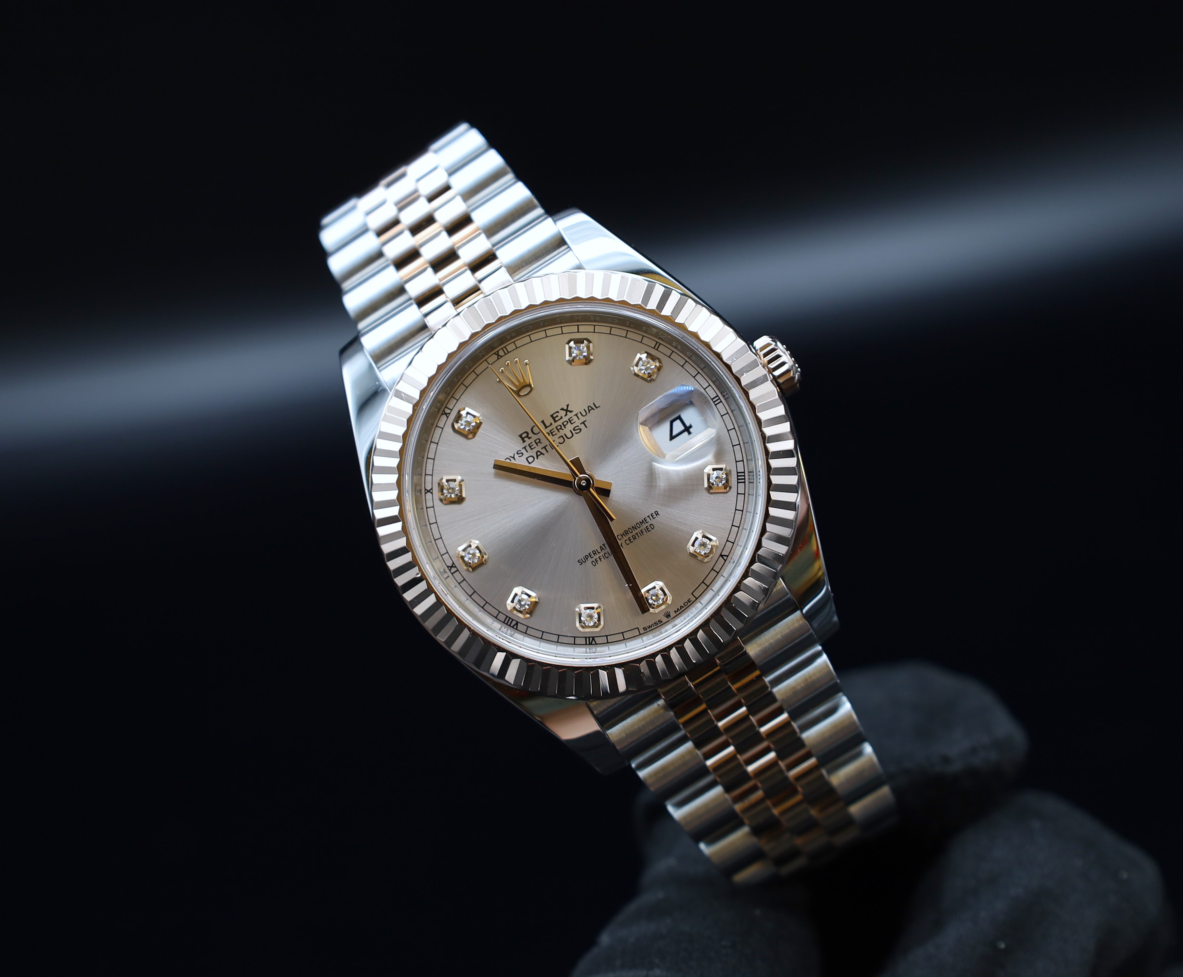 Rolex Datejust 41 Sundust Diamant  - 2020 -LC100 - Stahl/ Roségold - Jubilee - Fullset - 126331