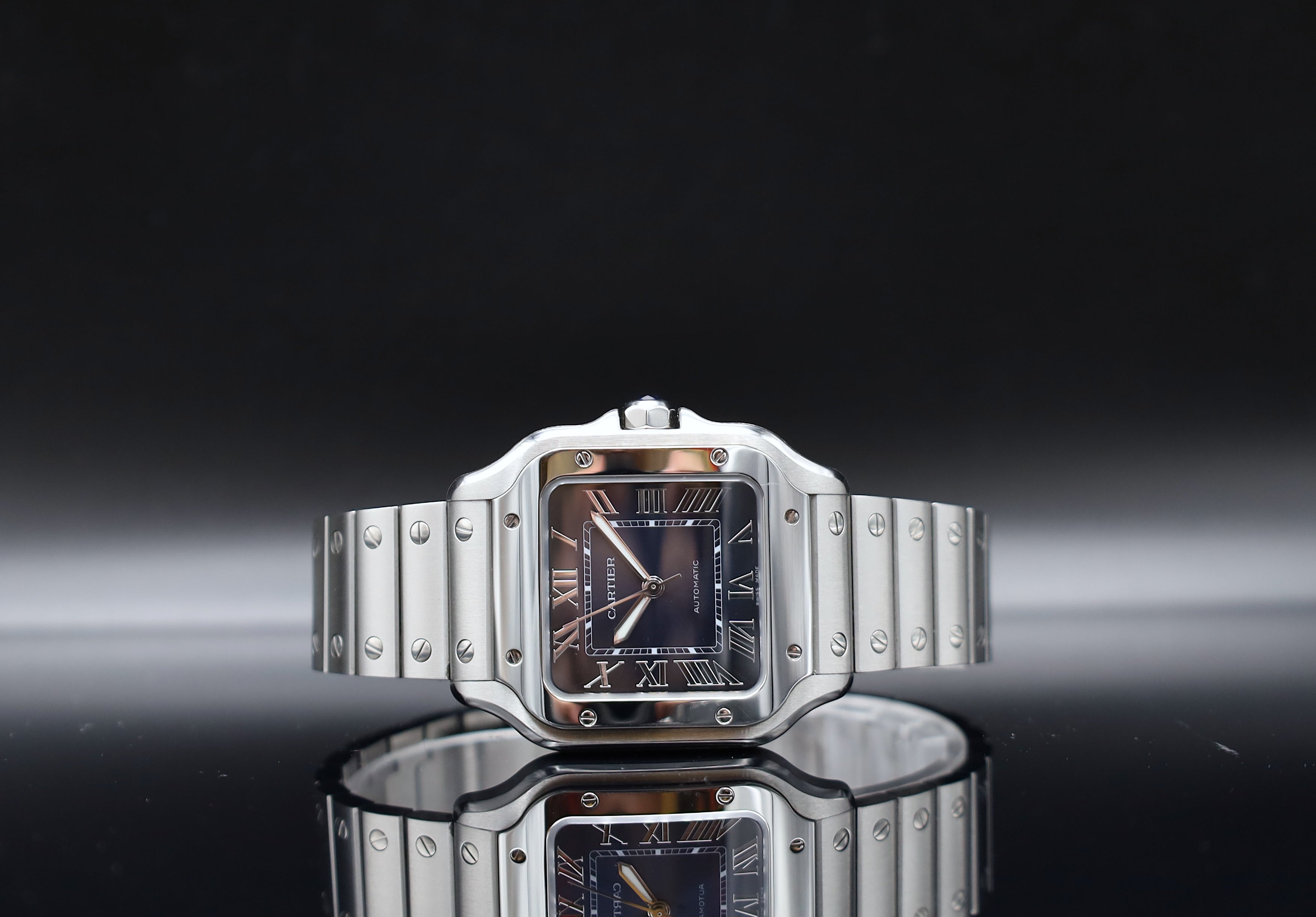 Cartier Santos De Cartier Blau Medium - WSSA0063