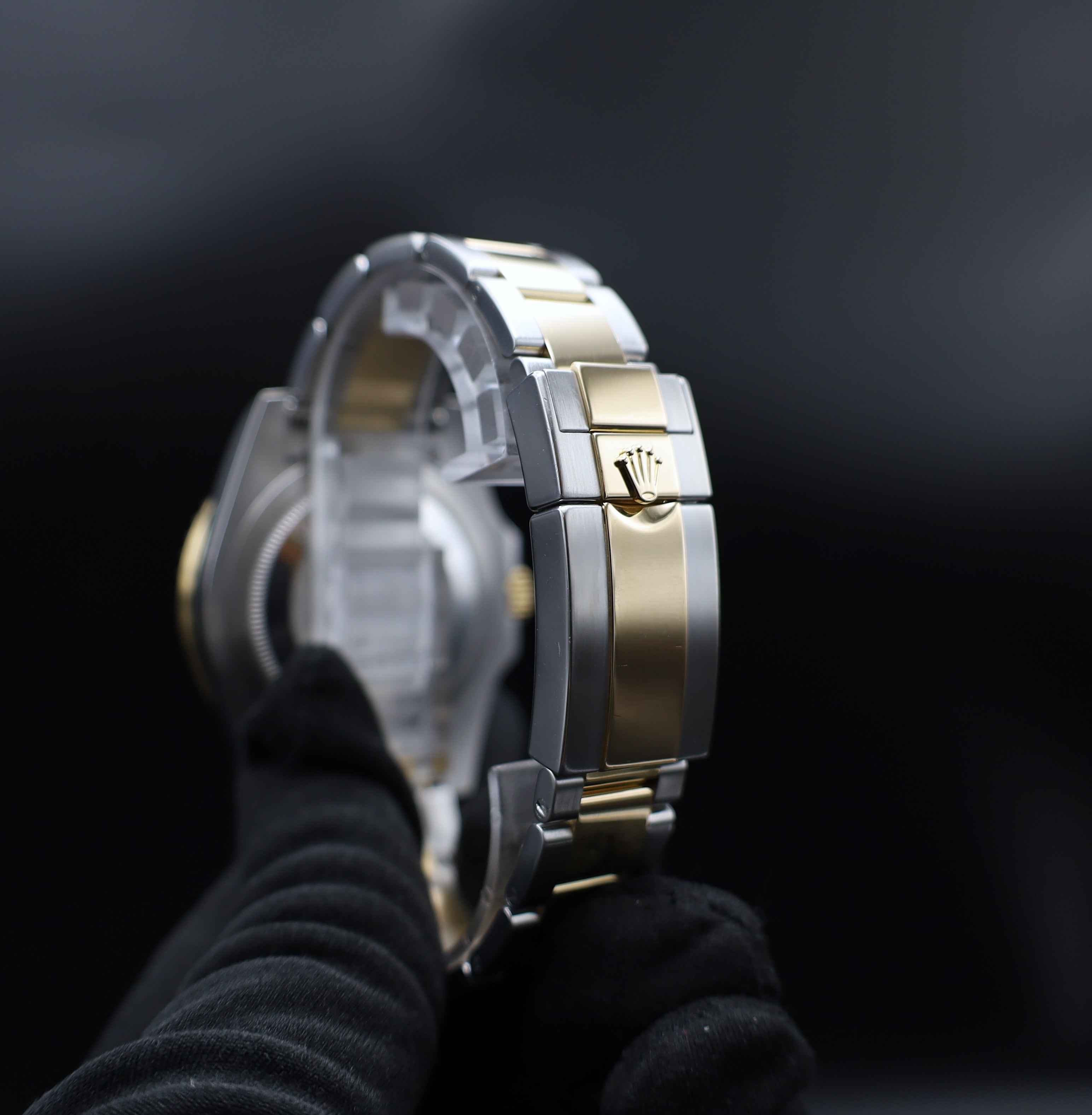 AnzeigeRolex GMT Master II Stahl Gold - 116713LN - LC NL - Full Set