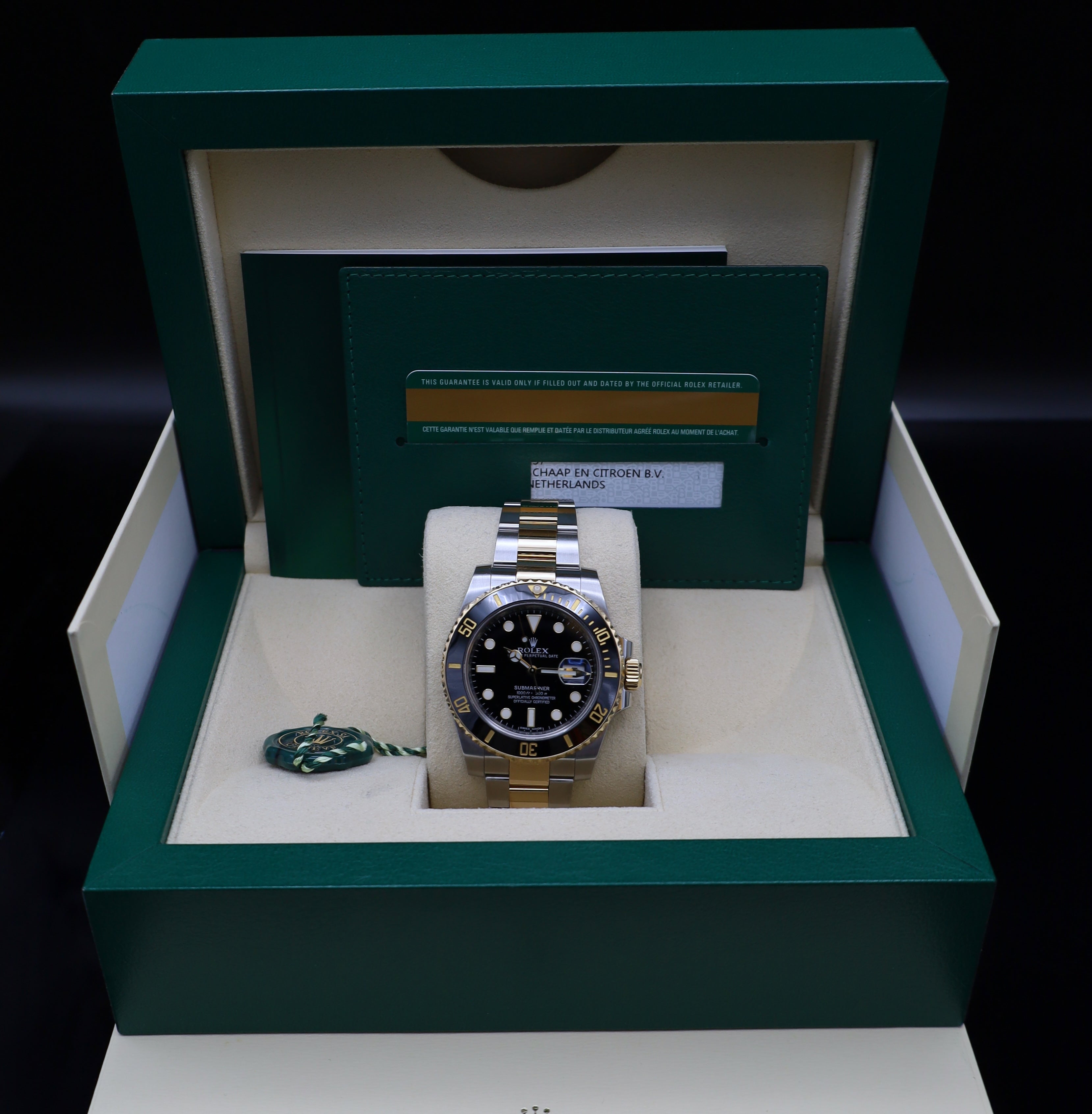 Rolex Submariner Date - Stahl/Gold - LC Niederlande - Fullset - 116613LN