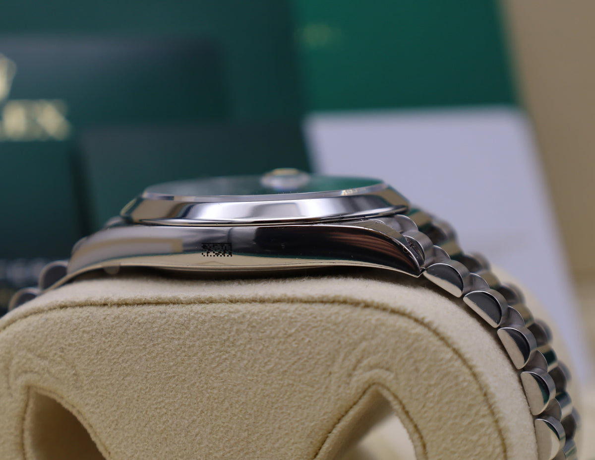 Rolex Day Date Platin baguette Zifferblatt - 12/2022 - Servicekarte u. Rolex-Rechnung - 228206