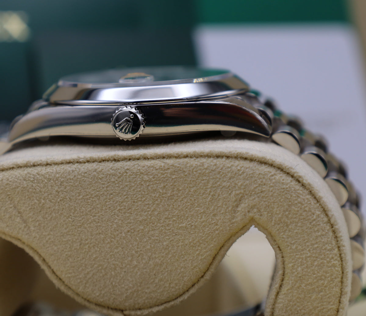 Rolex Day Date Platin baguette Zifferblatt - 12/2022 - Servicekarte u. Rolex-Rechnung - 228206