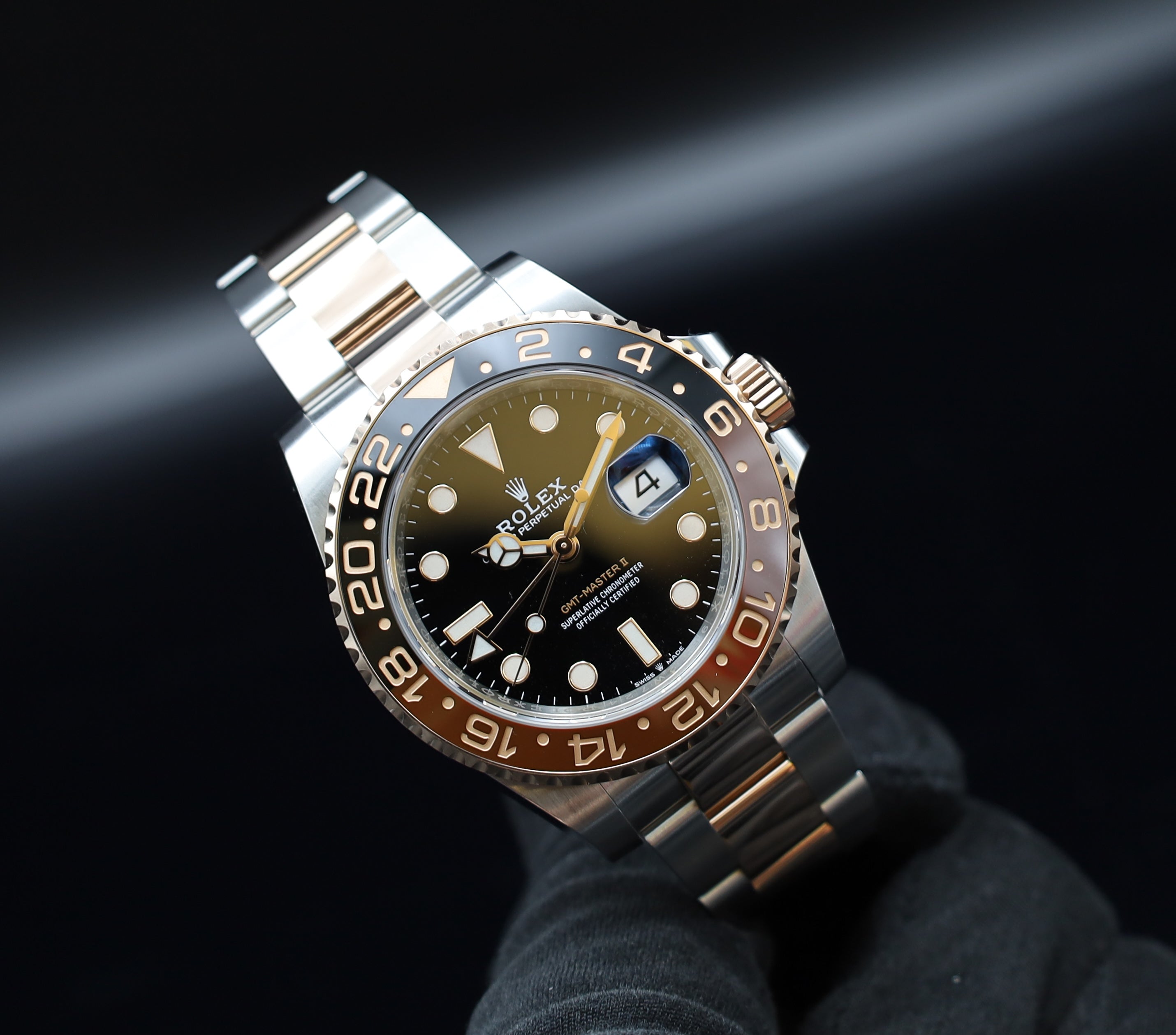 Rolex GMT Master II Rootbeer - LC100 - Stahl/ Roségold - 126711CHNR - Full Set - 2021