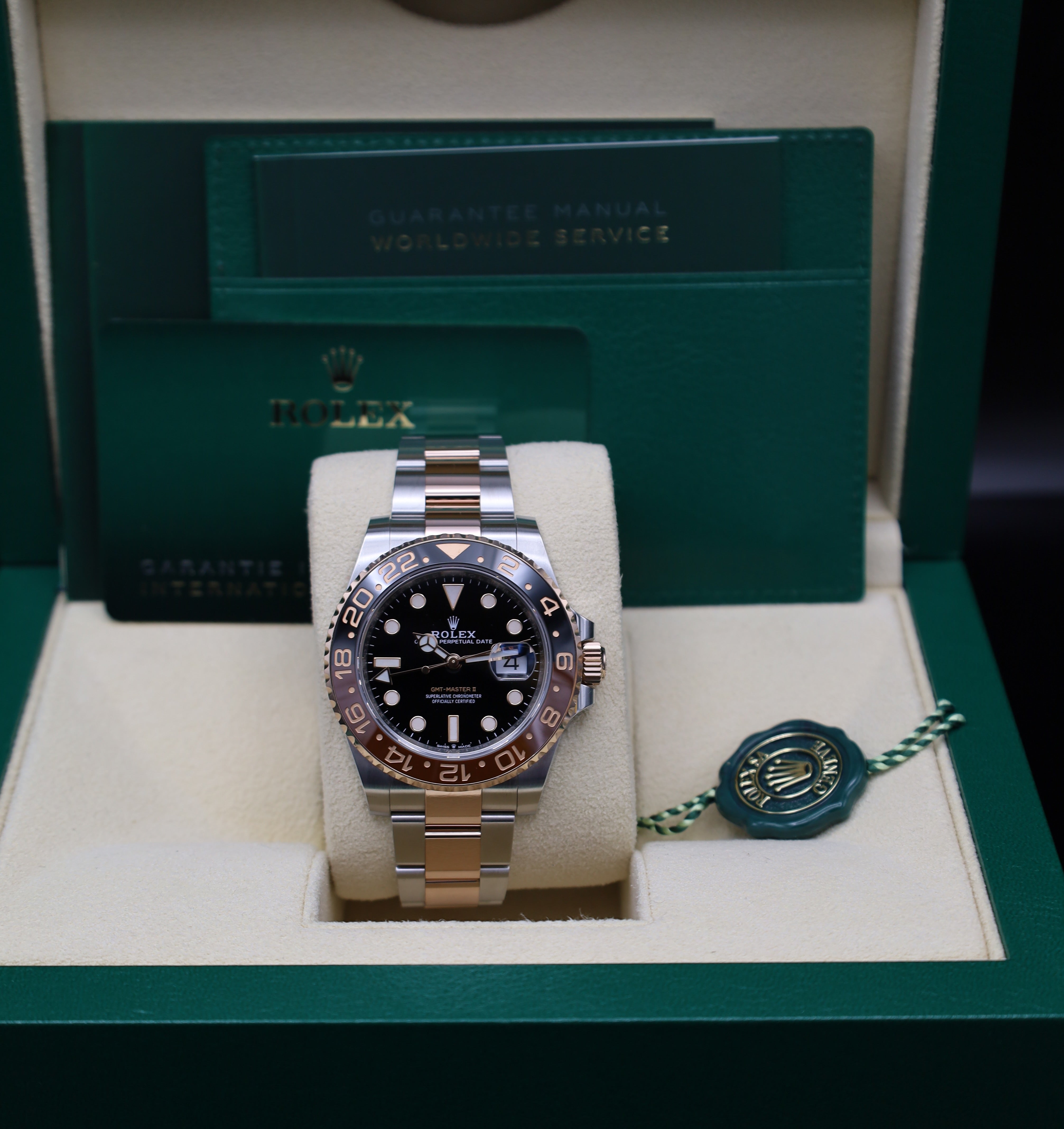 Rolex GMT Master II Rootbeer - LC100 - Stahl/ Roségold - 126711CHNR - Full Set - 2021