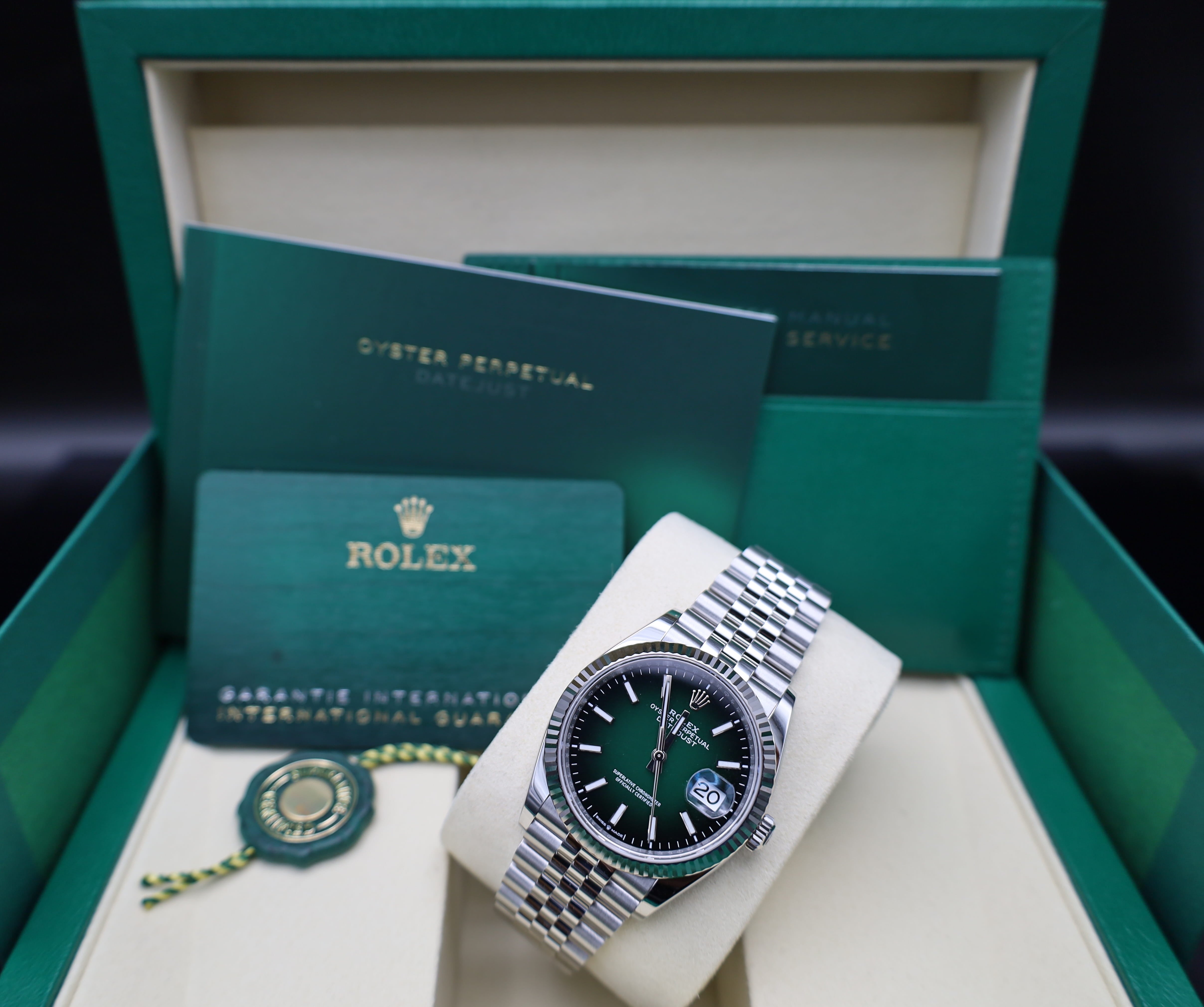 Rolex Datejust 36/ Ombre / 2026 / New Card / Fullset