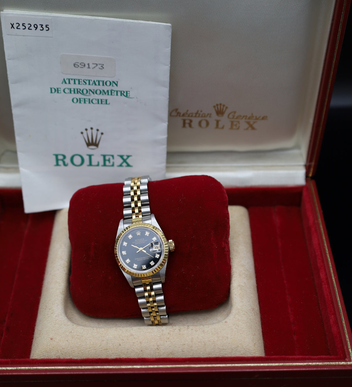 Rolex Lady Datejust 26mm/ im fulllset/ Saphirglas