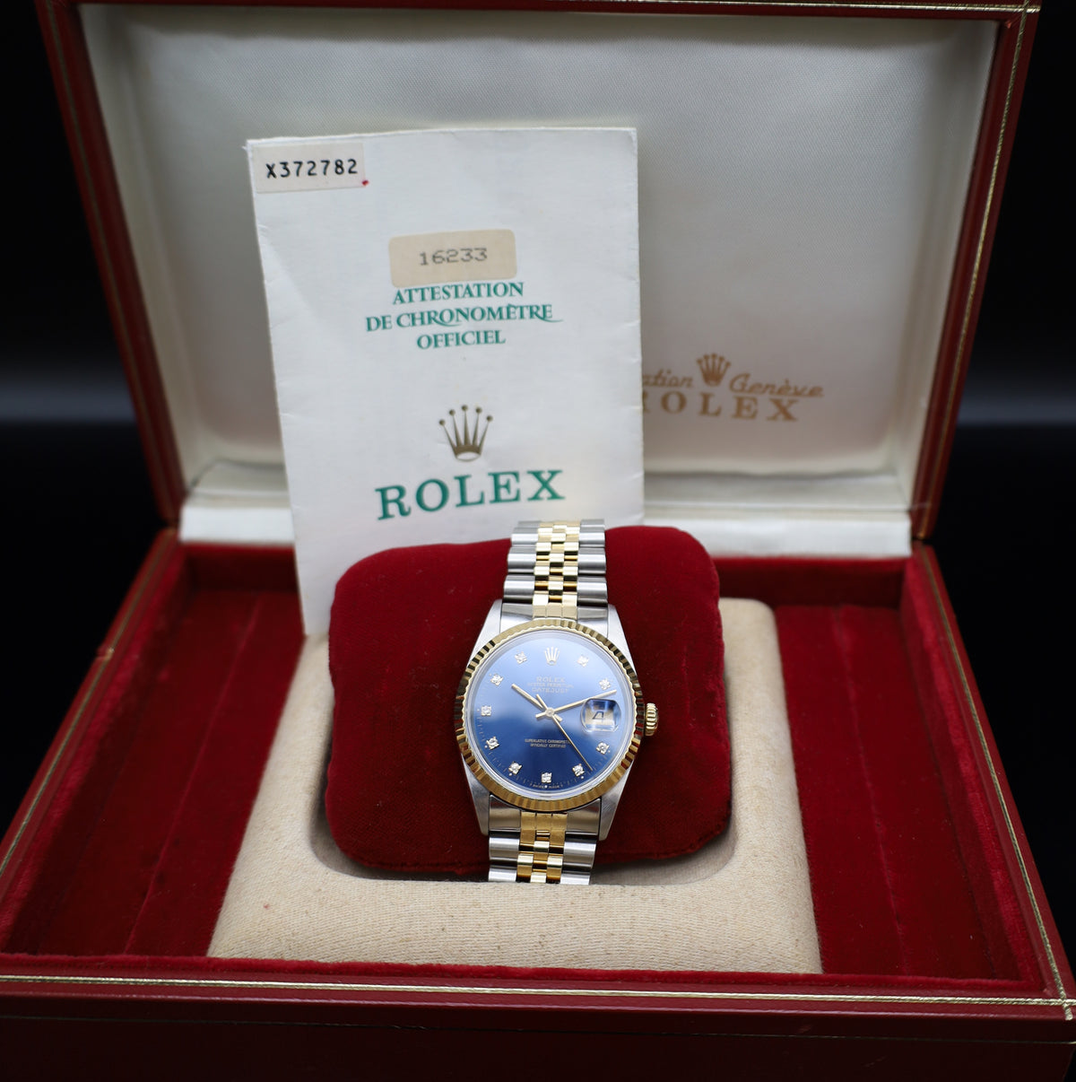Rolex Datejust 36mm / Im fullset / Saphirglas