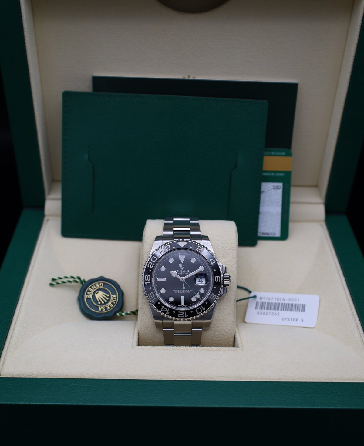 Rolex GMT Master II -LC100 - Fullset - 116710LN