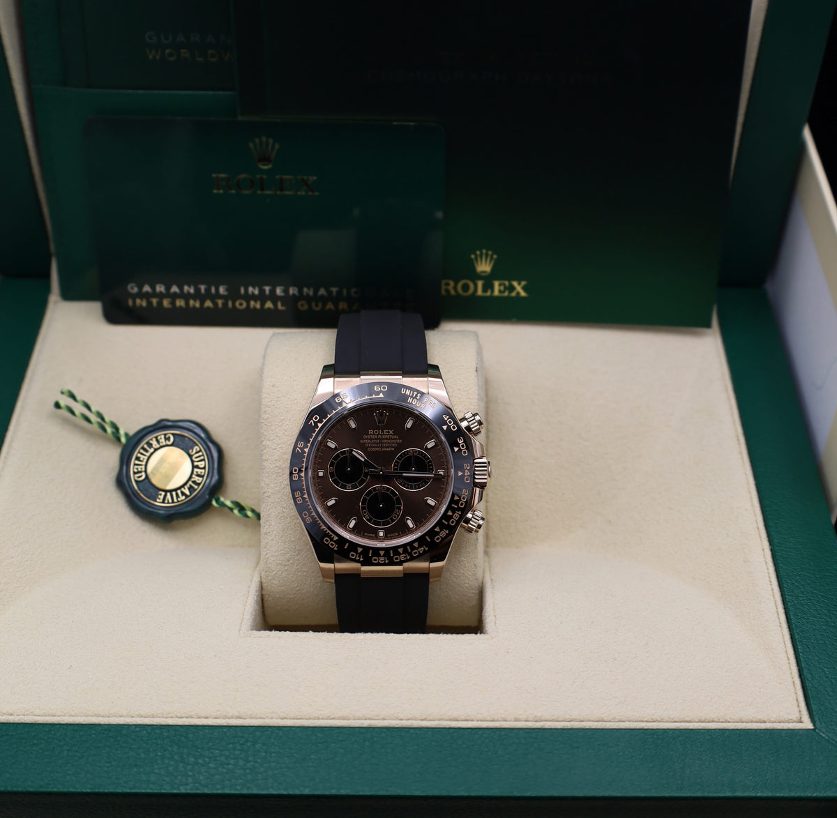 Rolex Daytona Oysterflex Chocolate - 2023  Fullset