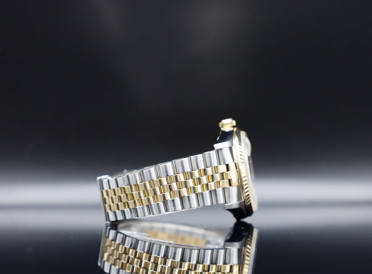 Rolex Datejust 36 Weiß Diamant - LC100 - Stahl/ Gold - Ref: 16233 - Full Set