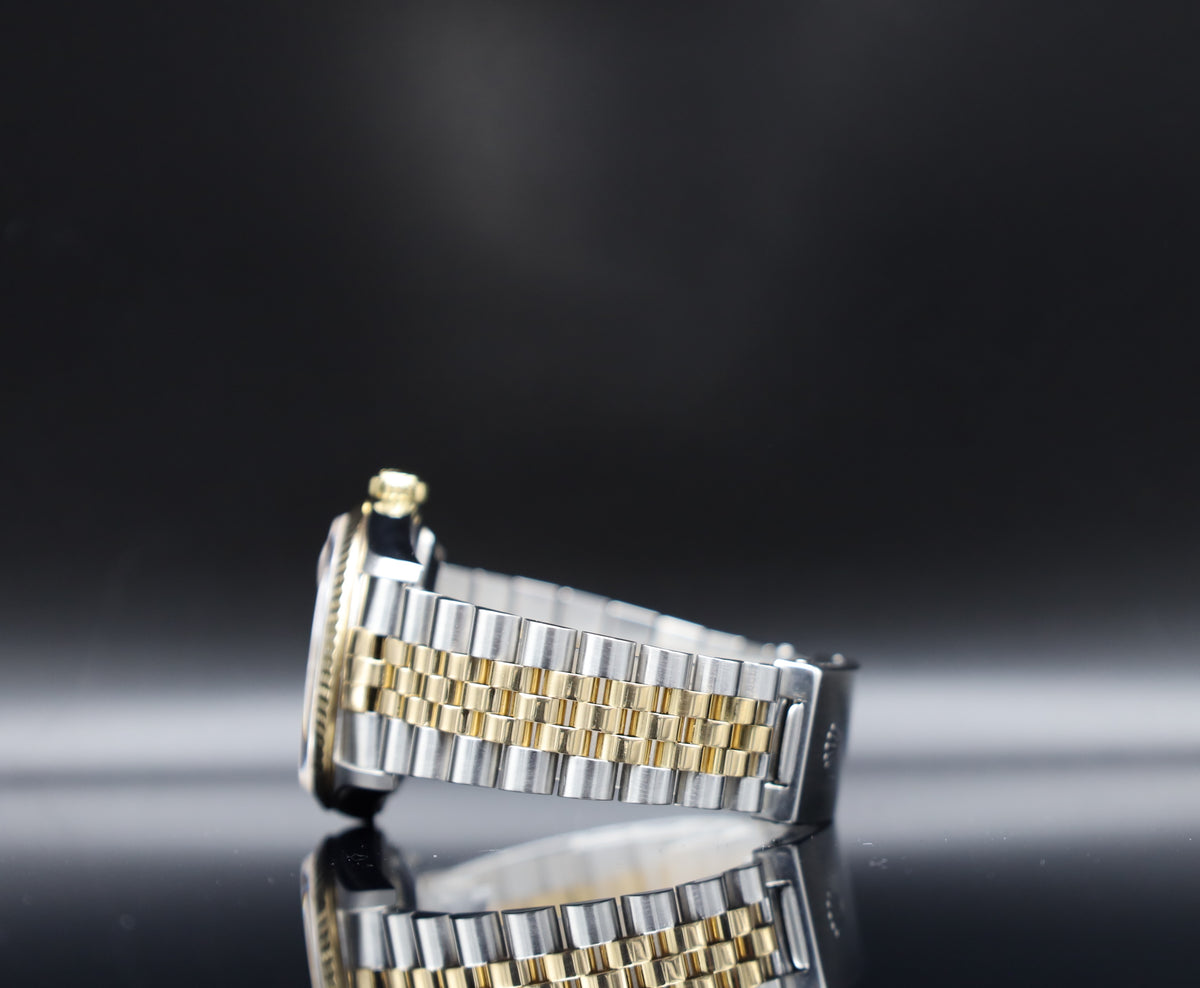 Rolex Datejust 36 Weiß Diamant - LC100 - Stahl/ Gold - Ref: 16233 - Full Set
