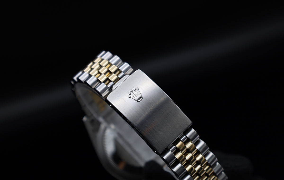 Rolex Datejust 36 Weiß Diamant - LC100 - Stahl/ Gold - Ref: 16233 - Full Set