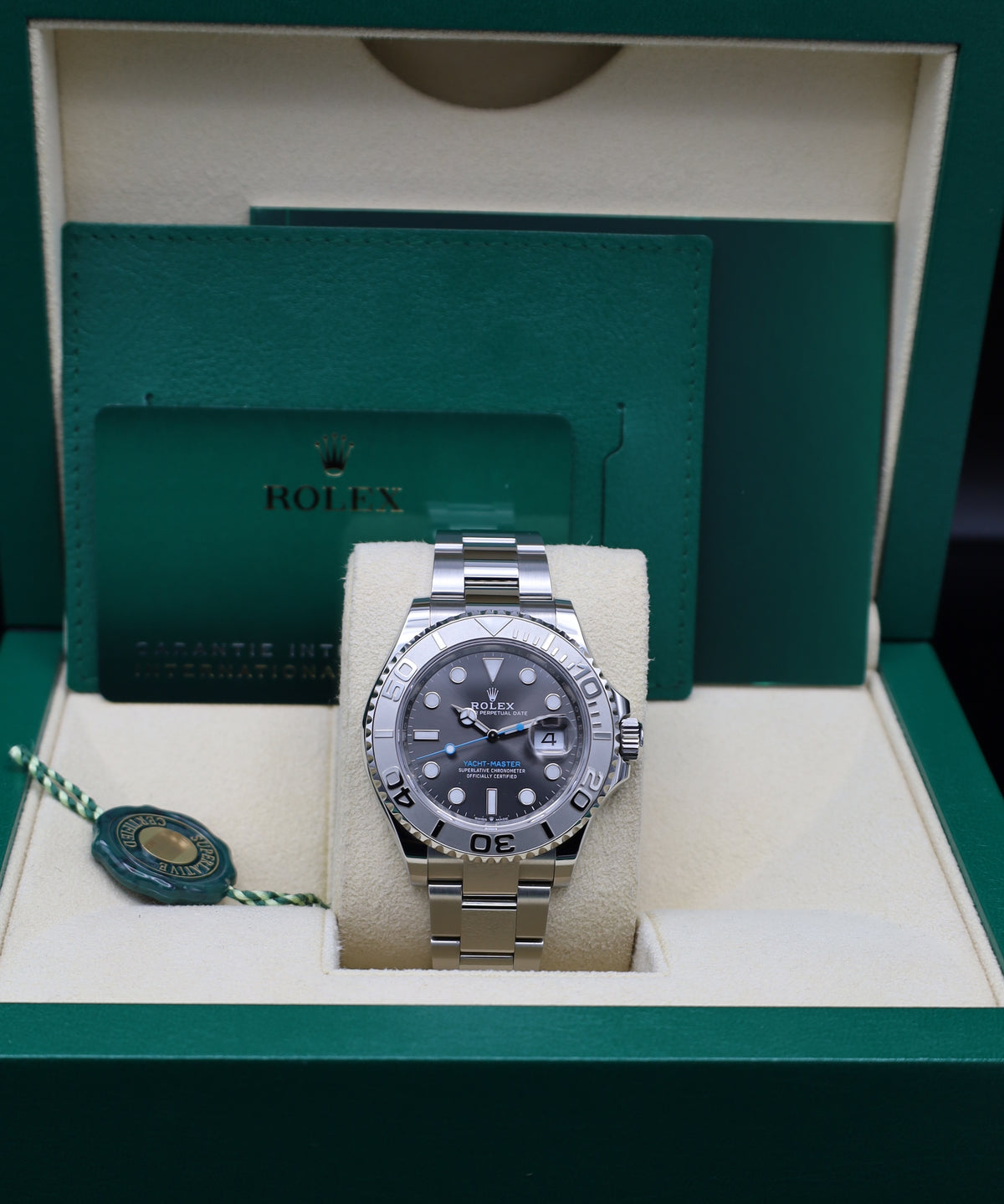 Rolex Yacht-Master 40 Rhodium  - 2023 - LC100 - Neuwertig - Full Set