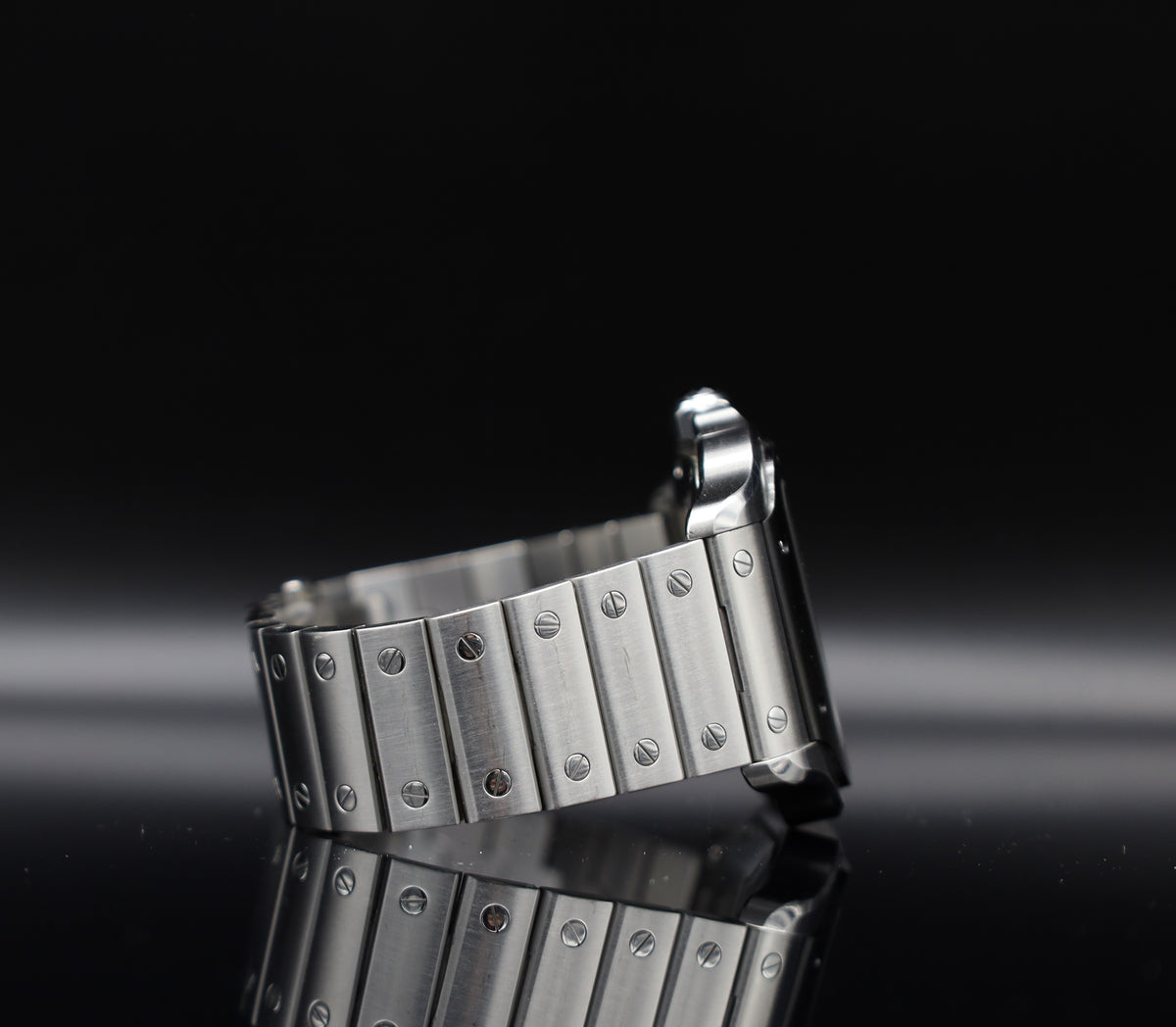 Cartier Santos De Cartier Grau Stahl u. Kautschukband - 2022 - WSSA0037 -Fullset