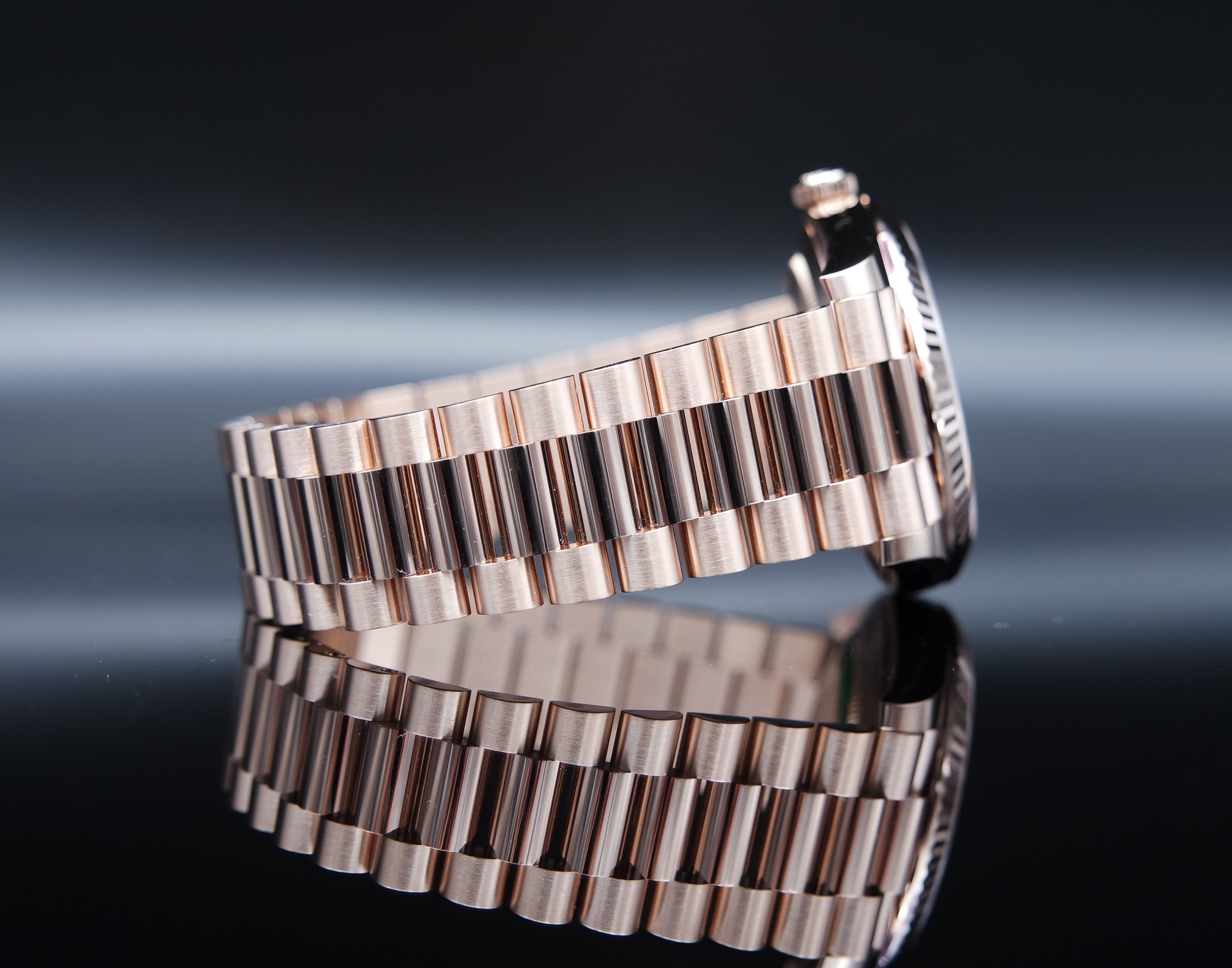 Rolex Day Date Olivé Rosegold - 2023 - Fullset - 228235